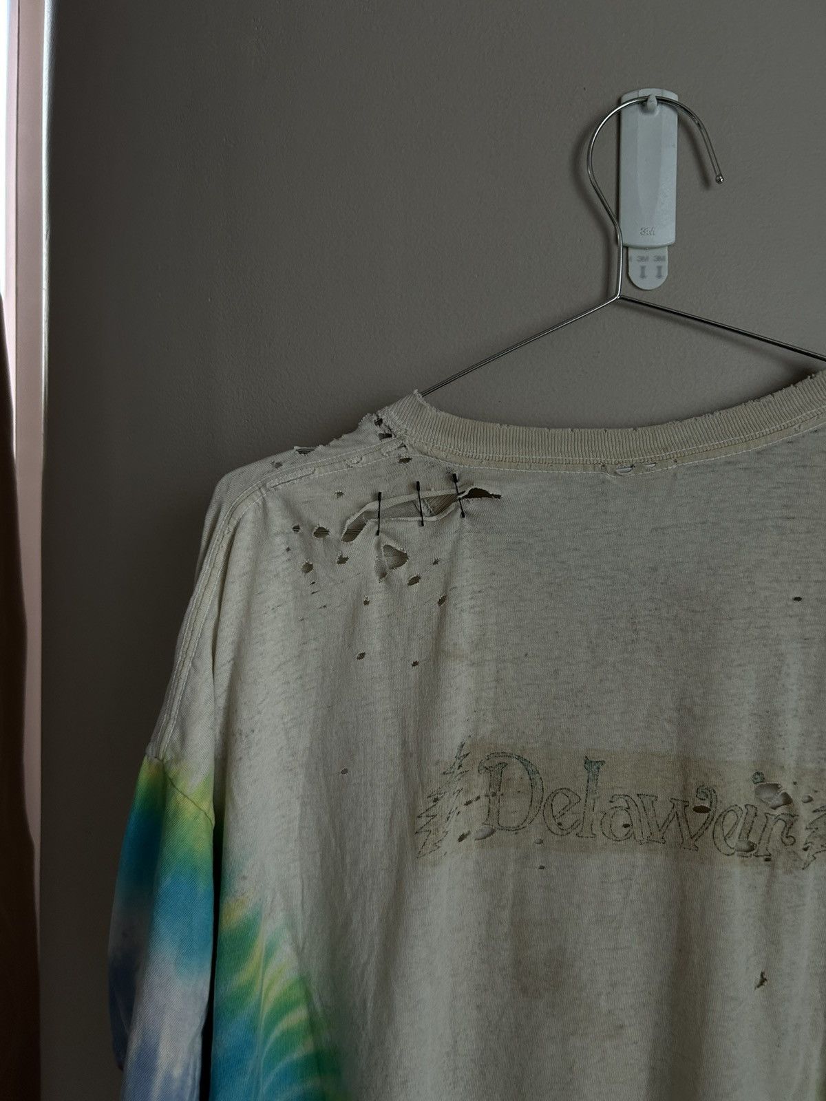 Band Tees Vintage Grateful Dead Delaware Thrashed Tee Shirt ERD Paly Size US XL / EU 56 / 4 - 9 Thumbnail