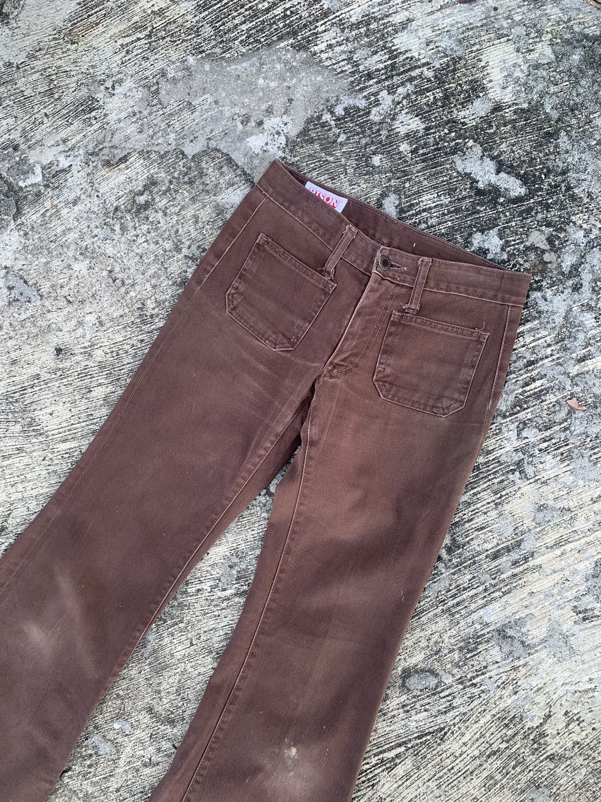Blue Blue Japan Flare Bison western jeans brown bootcut pants Size 28" / US 6 / IT 42 - 7 Thumbnail