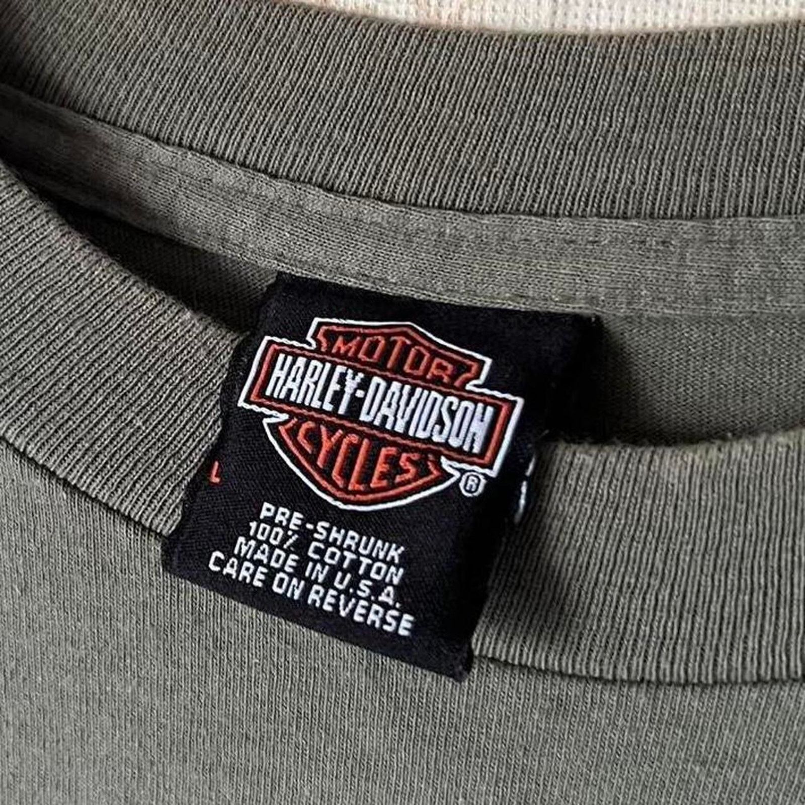 Harley Davidson 90s Harley Davidson T-Shirt | Hampton Roads Virginia | L Size US L / EU 52-54 / 3 - 4 Thumbnail