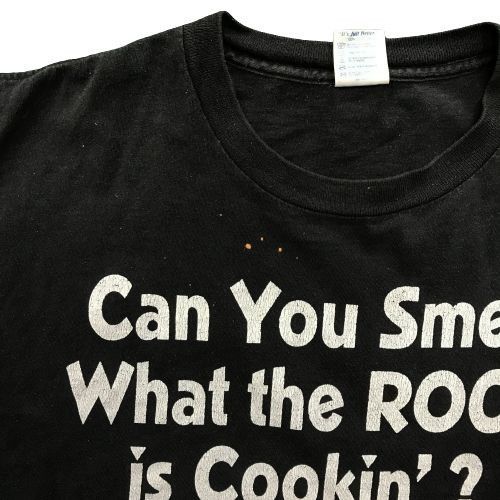 WWF WWF The Rock Can You Smell What The Rock Is Cooking Black T- Size US XL / EU 56 / 4 - 3 Thumbnail