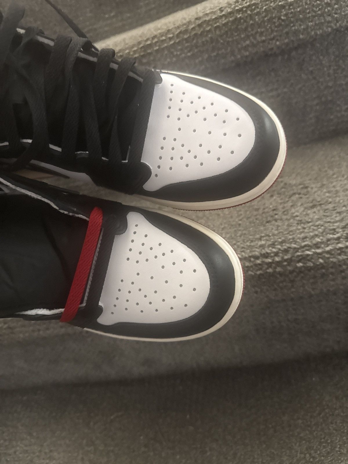 Jordan Brand Air Jordan 1 Retro High OG ‘Black Toe Reimagined’ Size US 9 / EU 42 - 5 Thumbnail