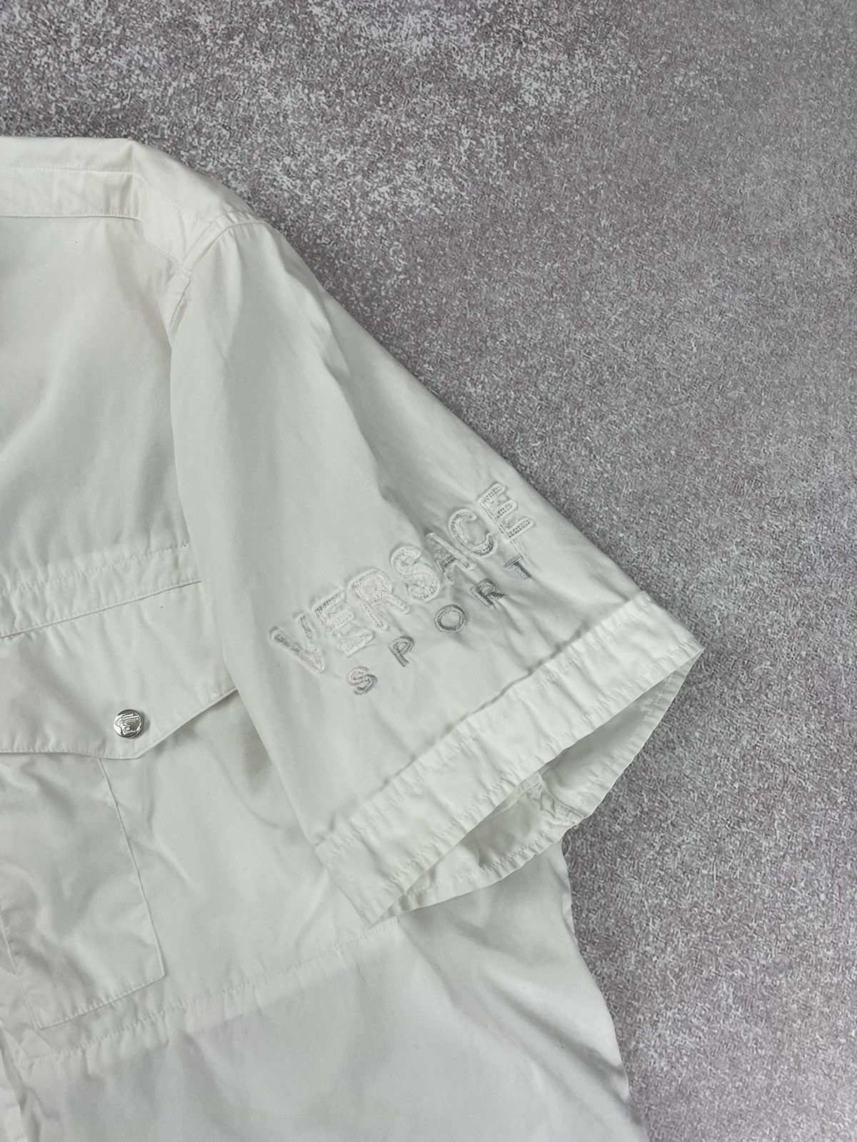 Versace × Vintage Vintage Versace Sport Button Up Short Sleeve shirt Size US M / EU 48-50 / 2 - 8 Thumbnail