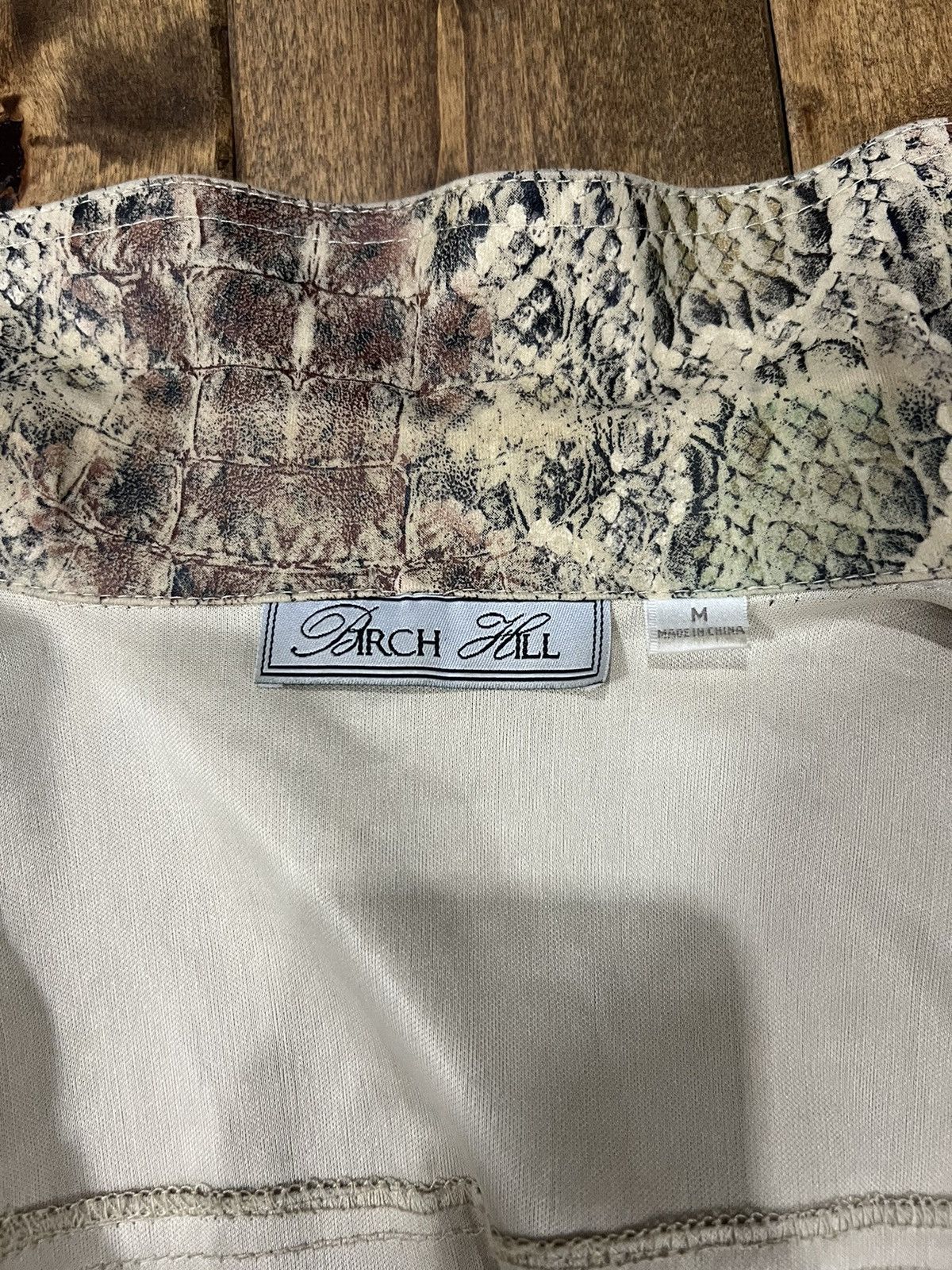 Japanese Brand × Vintage Vintage snake print cropped jacket Size US S / EU 44-46 / 1 - 10 Thumbnail