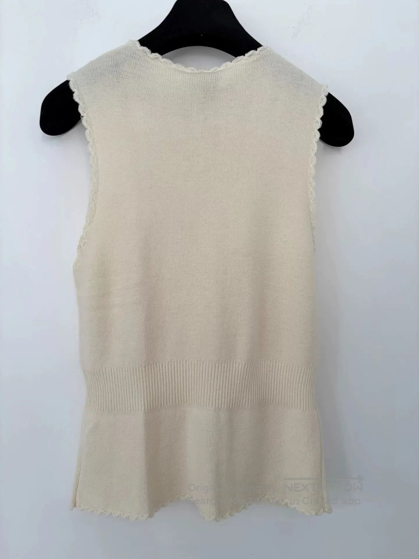 Chanel Chanel Wool Logo Embroidered V-Neck Vest. Size US S / EU 44-46 / 1 - 3 Thumbnail