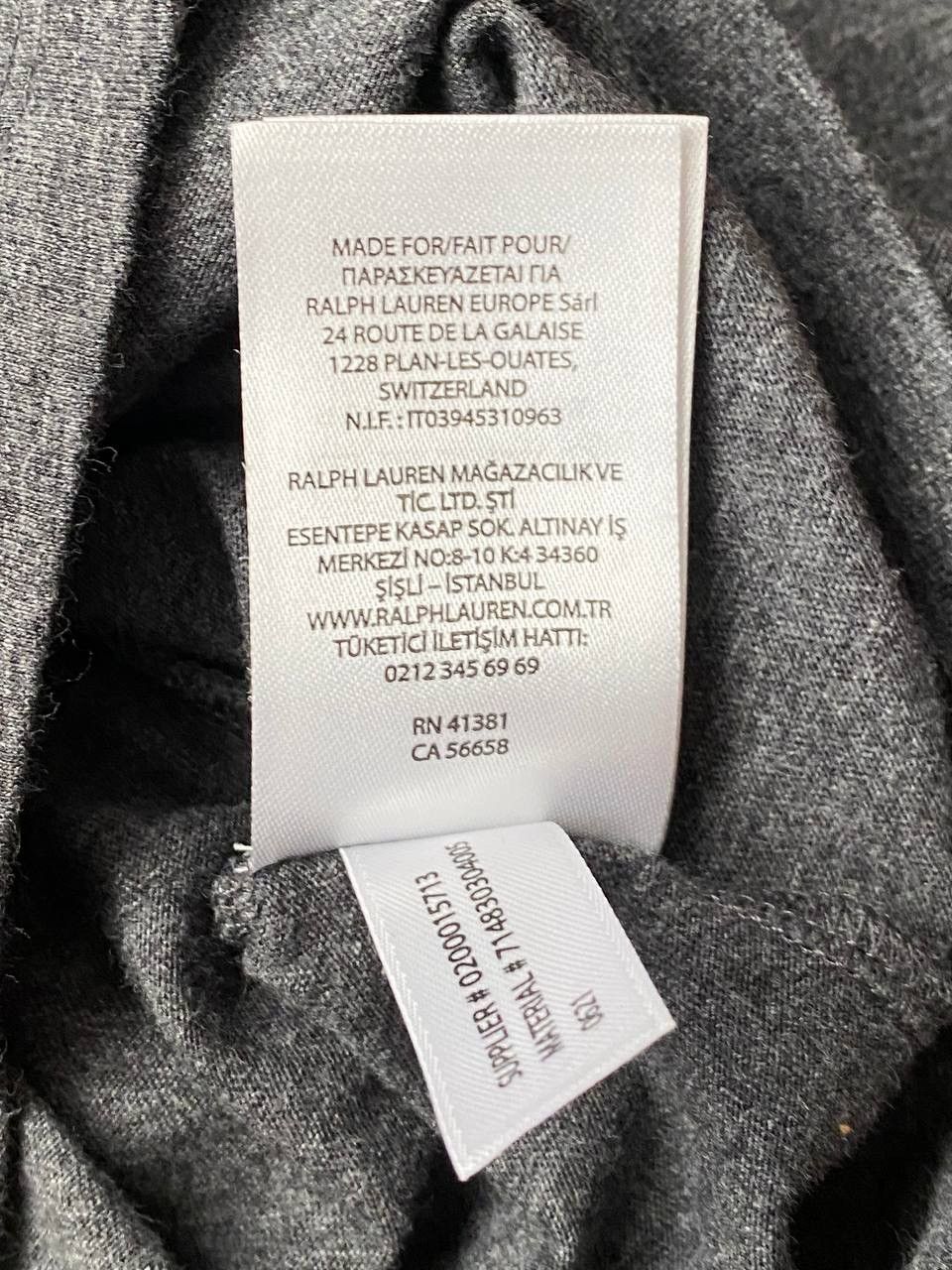 Ralph Lauren Polo Ralph Lauren basic gray tee Size US S / EU 44-46 / 1 - 6 Thumbnail