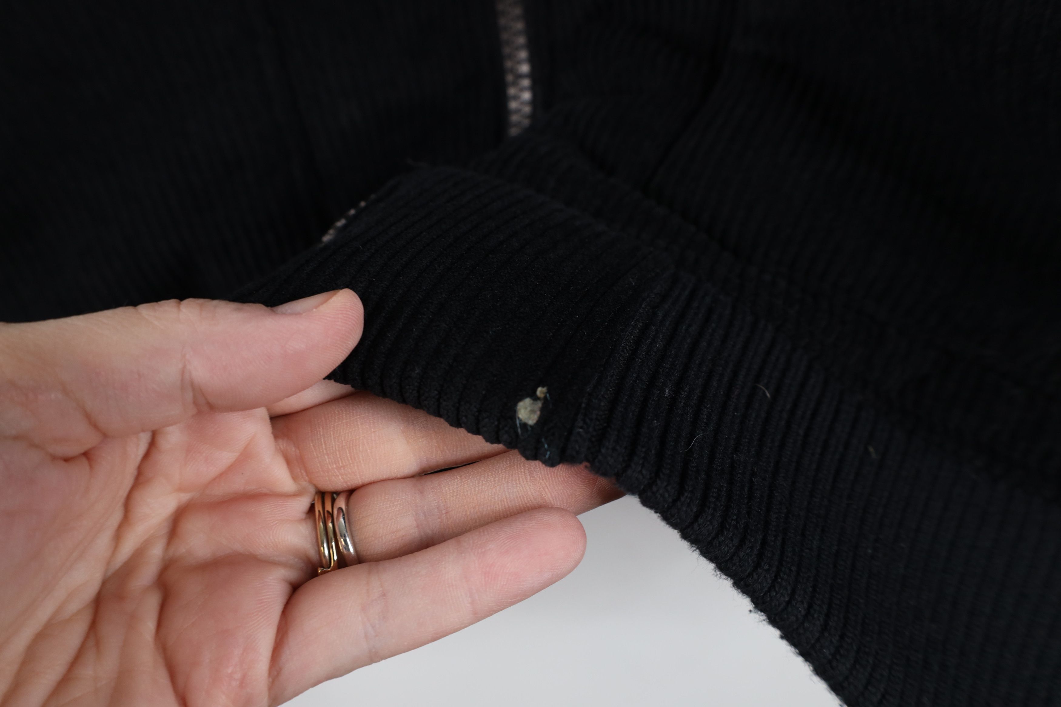 Vintage Vintage 90s Y2K Streetwear Corduroy Bomber Jacket Black Size US M / EU 48-50 / 2 - 12 Thumbnail