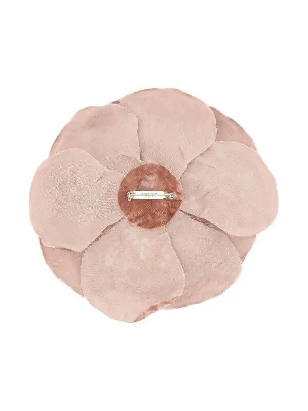 Saint Laurent Paris o1la1rc1a1025 Size: OS / Small Wild Rose Brooch in Pink Size ONE SIZE - 2 Thumbnail