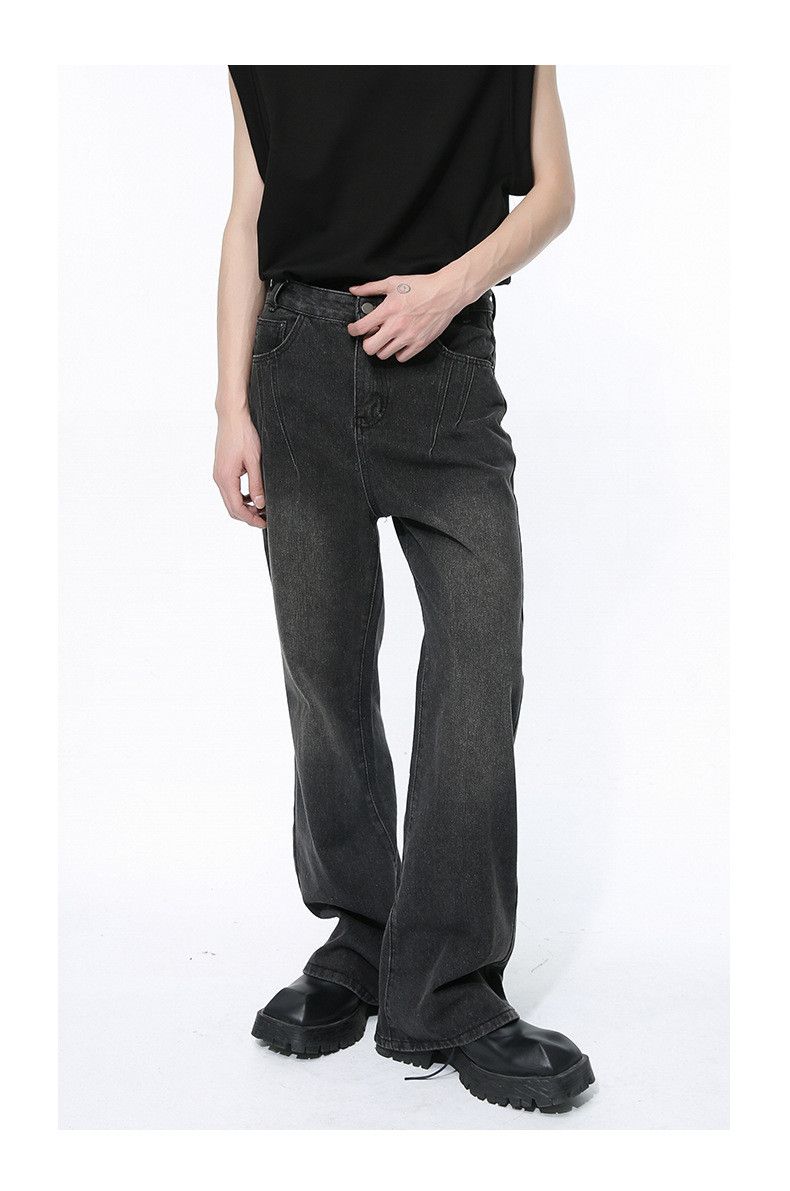 Japanese Brand × Jean Vintage Washed Straight Flare Jeans Size US 32 / EU 48 - 1 Thumbnail