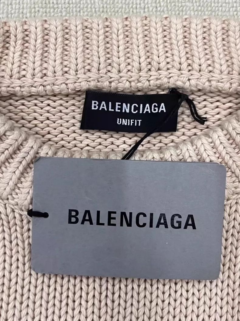 Balenciaga Balenciaga Solid Logo Long Sleeve Crew Neck Pullover Size US S / EU 44-46 / 1 - 5 Thumbnail