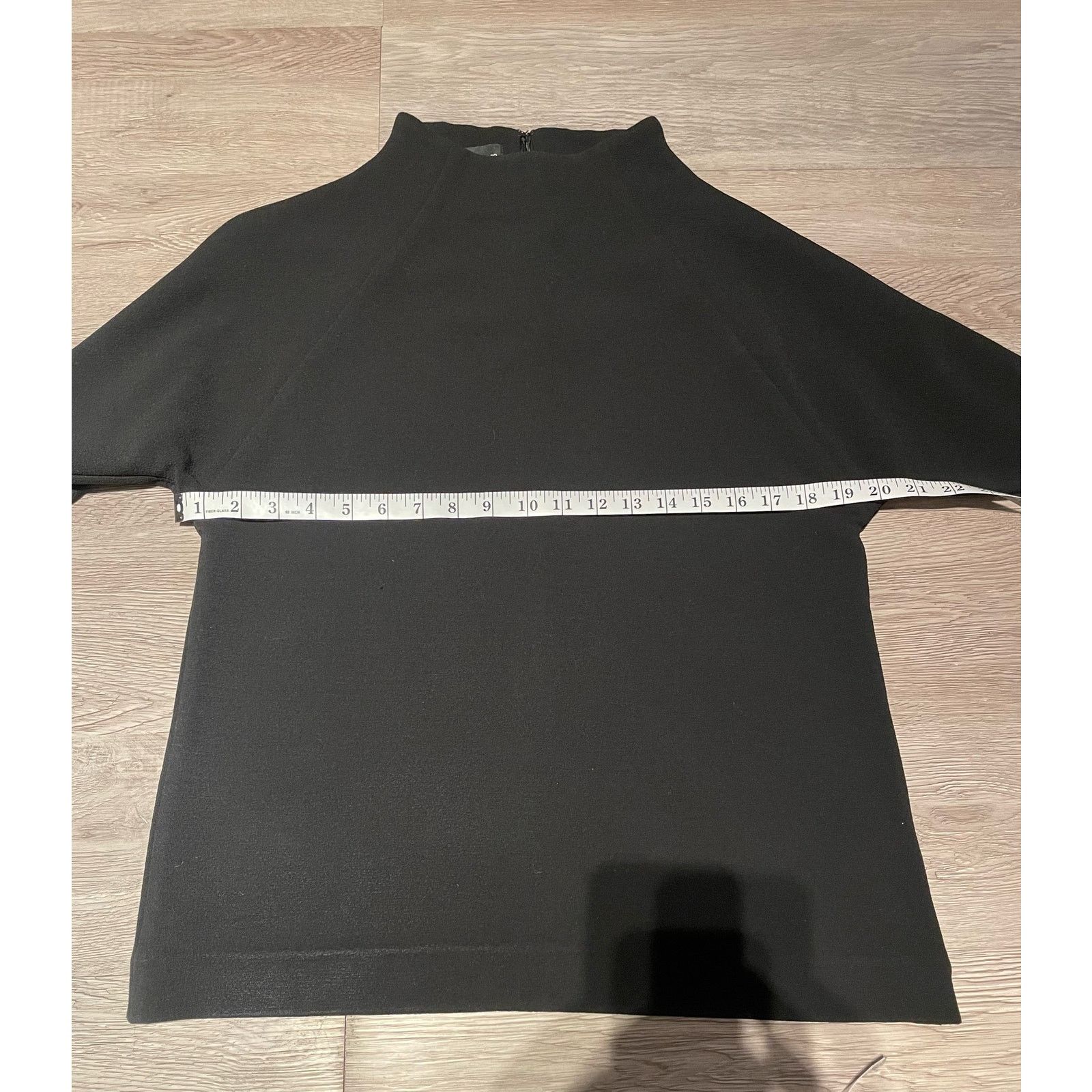 Club Monaco Club Mónaco - Long Sleeve Mock Neck Tricot Top / Black / M Size M / US 6-8 / IT 42-44 - 5 Thumbnail