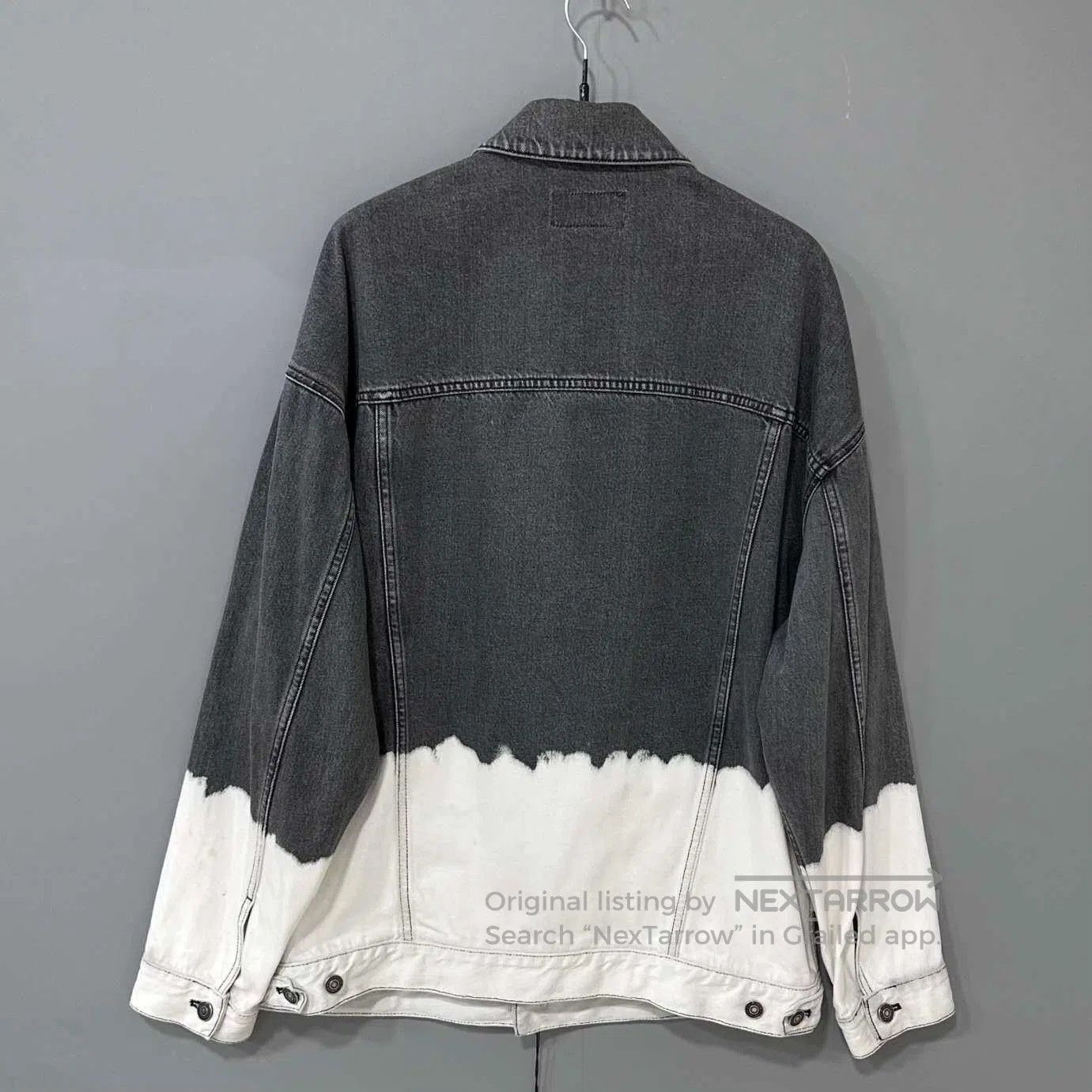 Givenchy Givenchy White Gray Washed Denim Jacket. Size US M / EU 48-50 / 2 - 3 Thumbnail