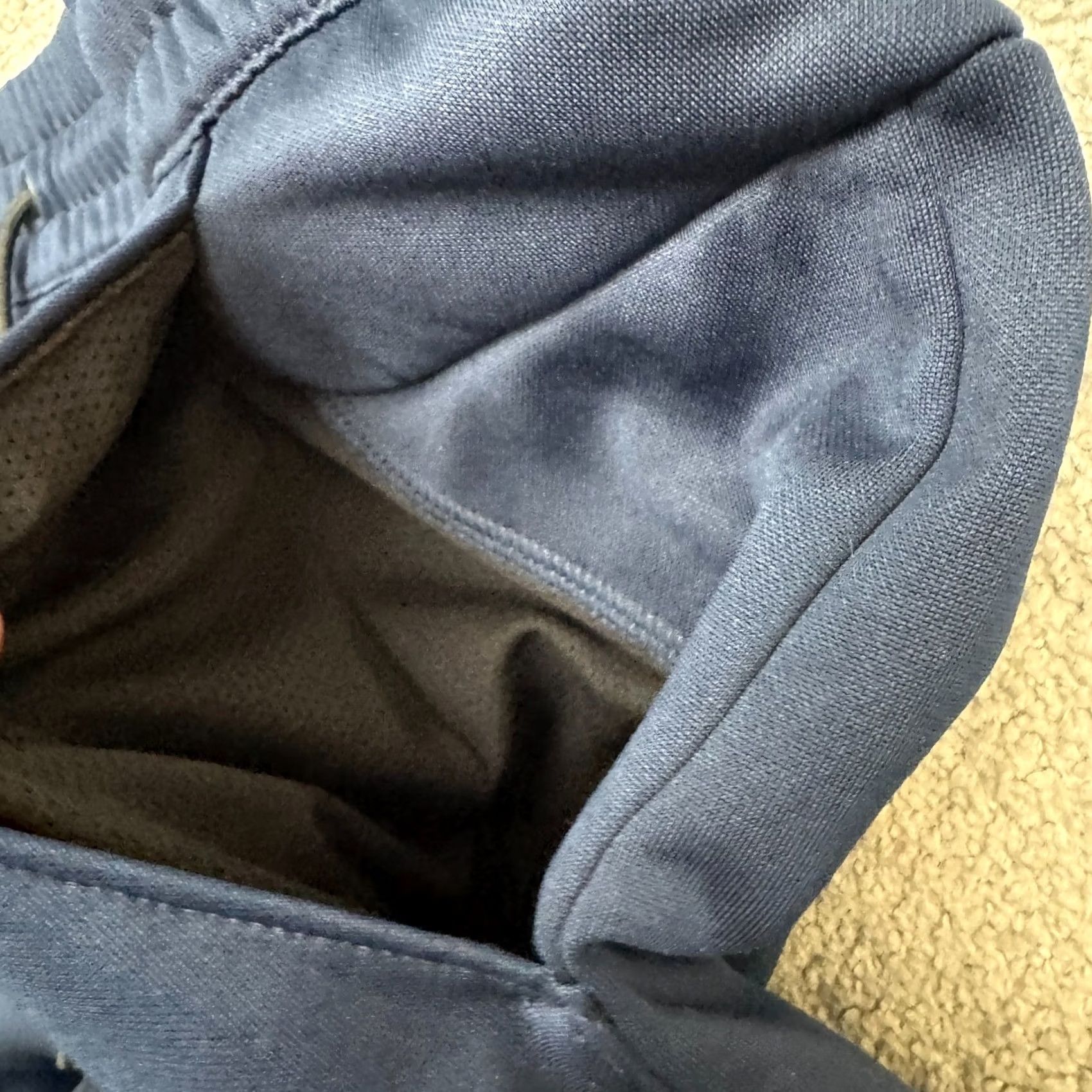 Vintage Xersion Quick-Dri Tech Fleece Sweat Shorts Mens 2XL Navy Blue Zip Pocket Activewear Shorts"} Size US 39 - 5 Thumbnail