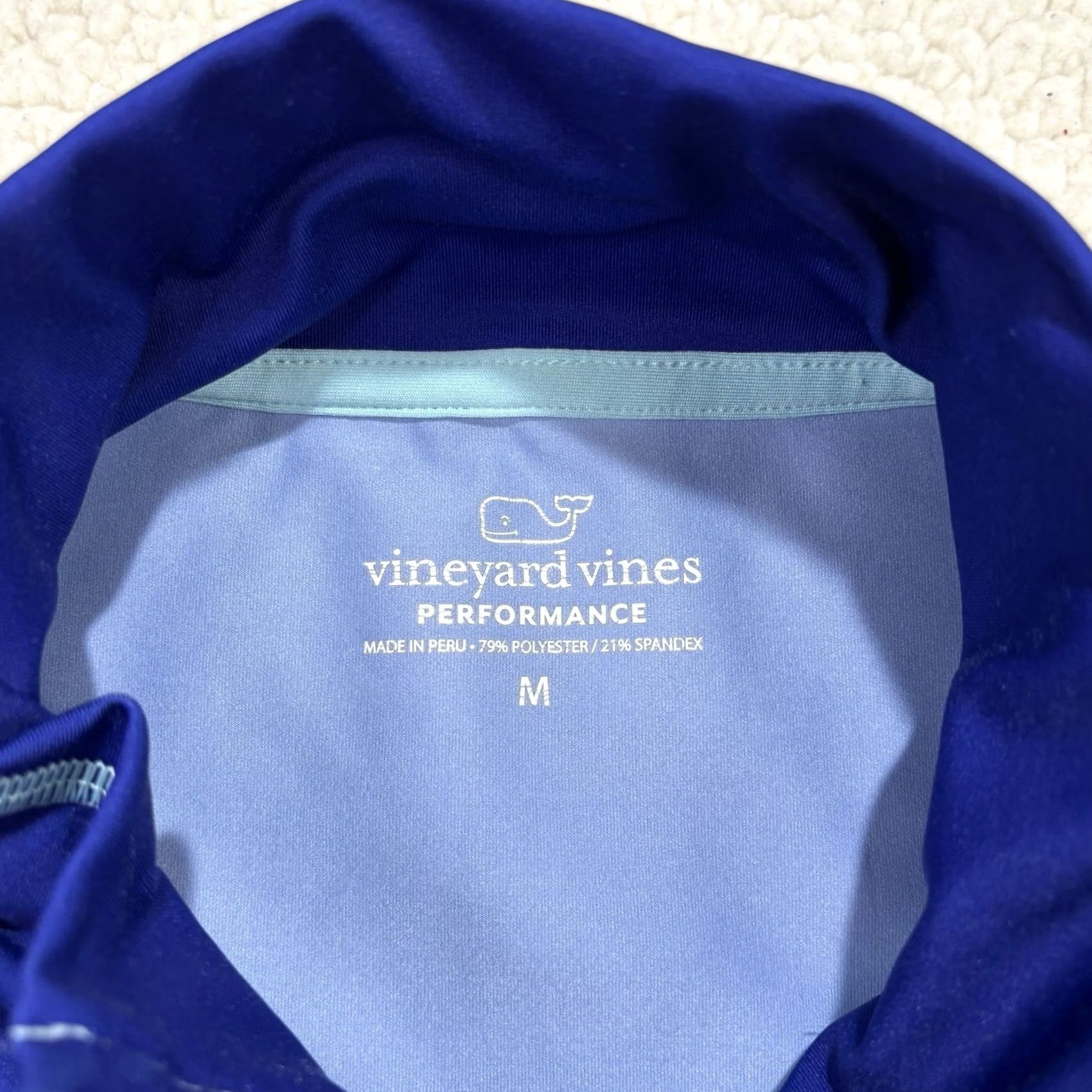 Vineyard Vines Vineyard Vines 1/4 Zip Pullover Jacket Long Sleeve Blue Women’s M Activewear Logo Classic Size M / US 6-8 / IT 42-44 - 2 Thumbnail