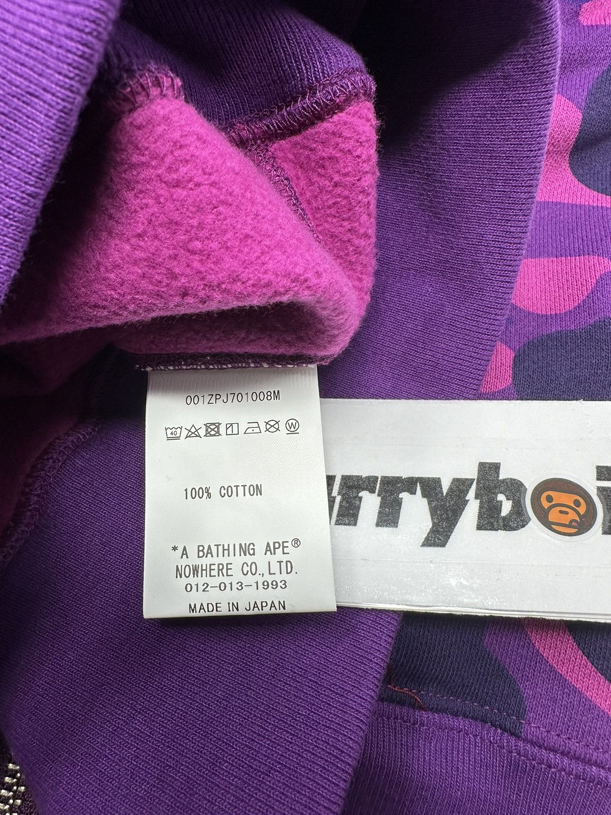Bape BAPE Color Camo Shark Pullover Hoodie Purple Size US S / EU 44-46 / 1 - 7 Thumbnail