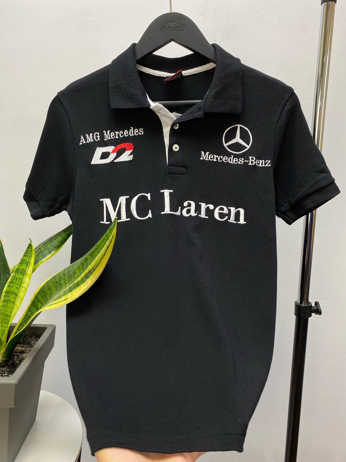 Mercedes-Benz × Vintage Vintage T-shirts Mercedes- Benz Mc Laren AMG D2 Polo Y2K Size US S / EU 44-46 / 1 - 8 Thumbnail