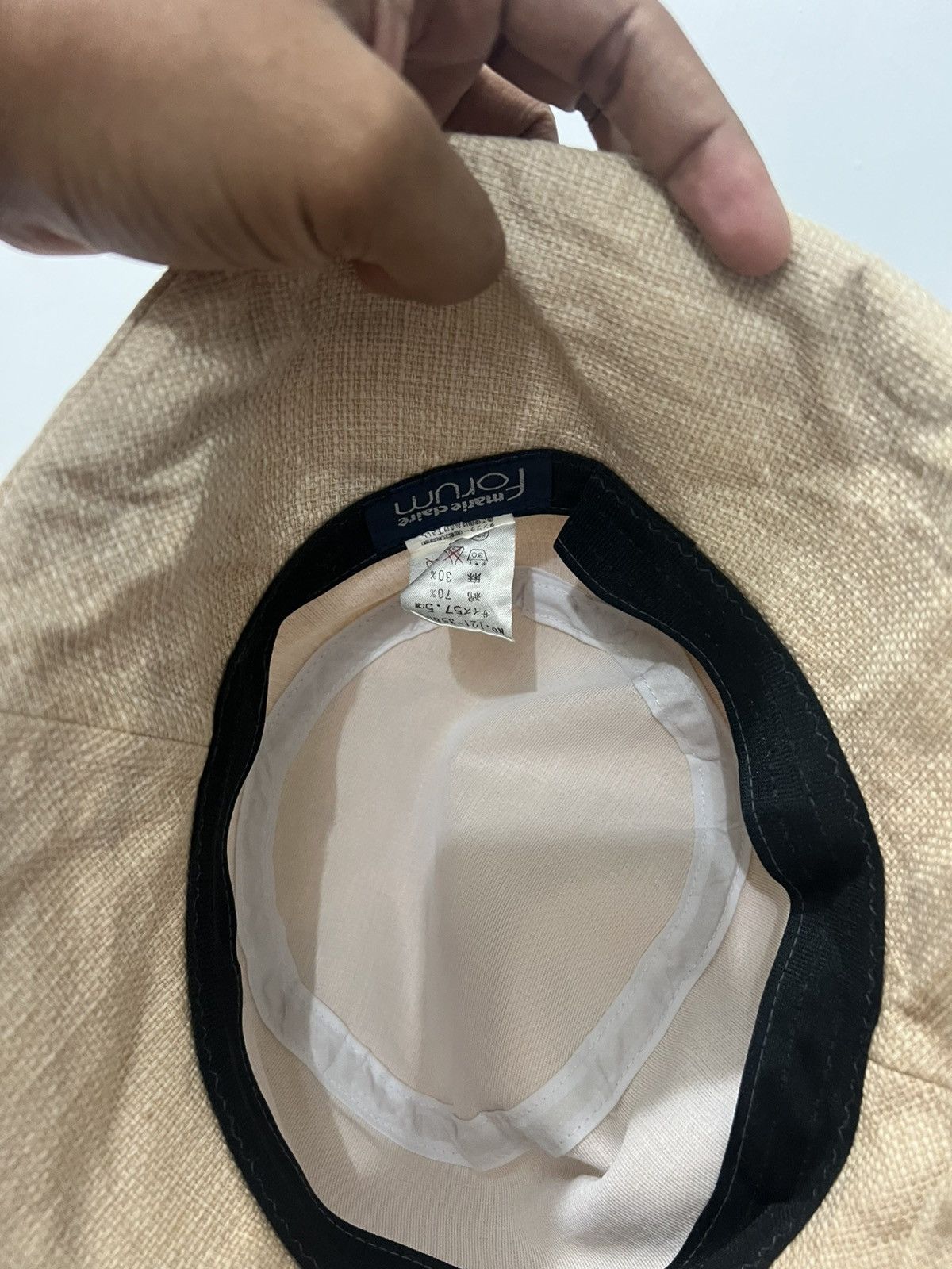 Japanese Brand Marie Clarie Forum Japan Bucket Hat Size ONE SIZE - 11 Thumbnail