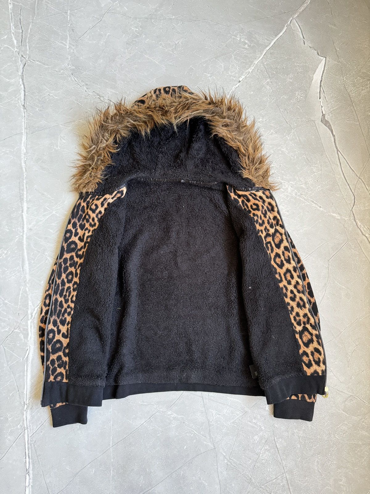 Hysteric Glamour Y2k Faux Fur Leopard Zip Hoodie If Six Was Nine LGB Style Size M / US 6-8 / IT 42-44 - 6 Thumbnail