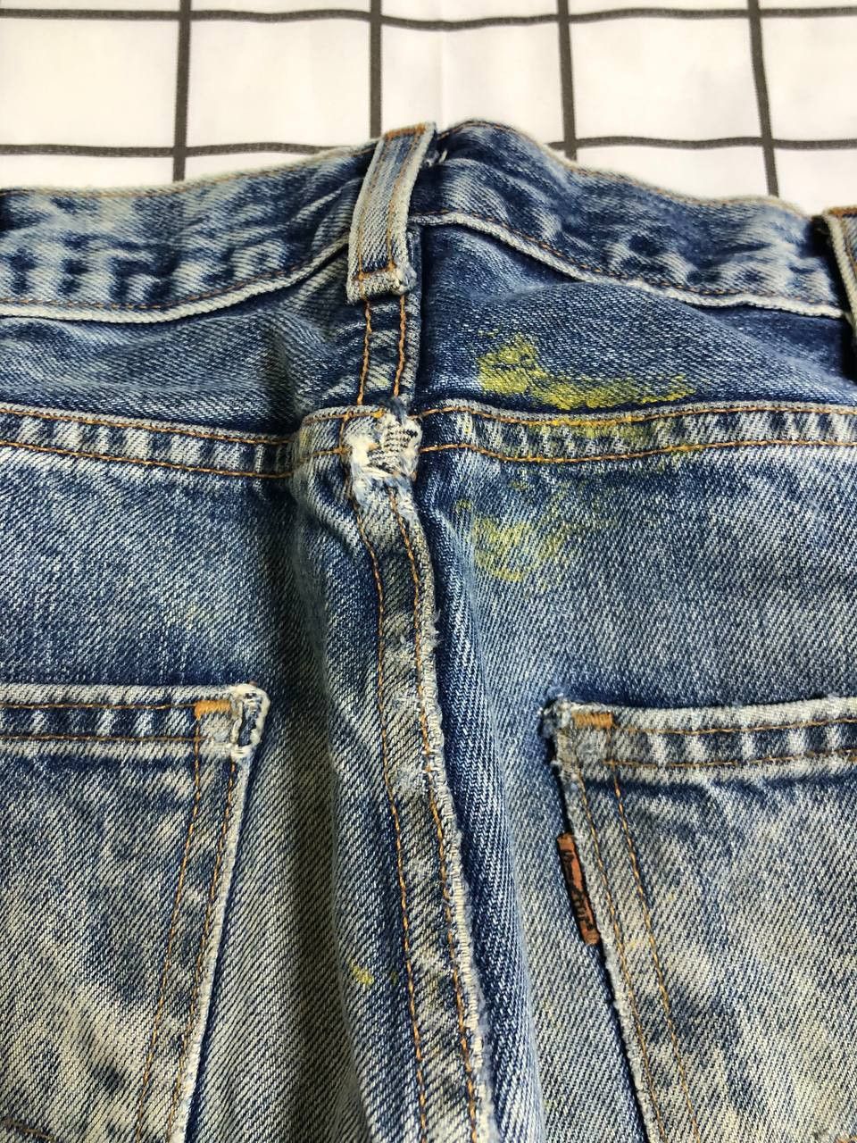 Levi's Vintage 90s Orange Tab Levi’s Jeans 505 Blue Distressed Size US 32 / EU 48 - 23 Thumbnail