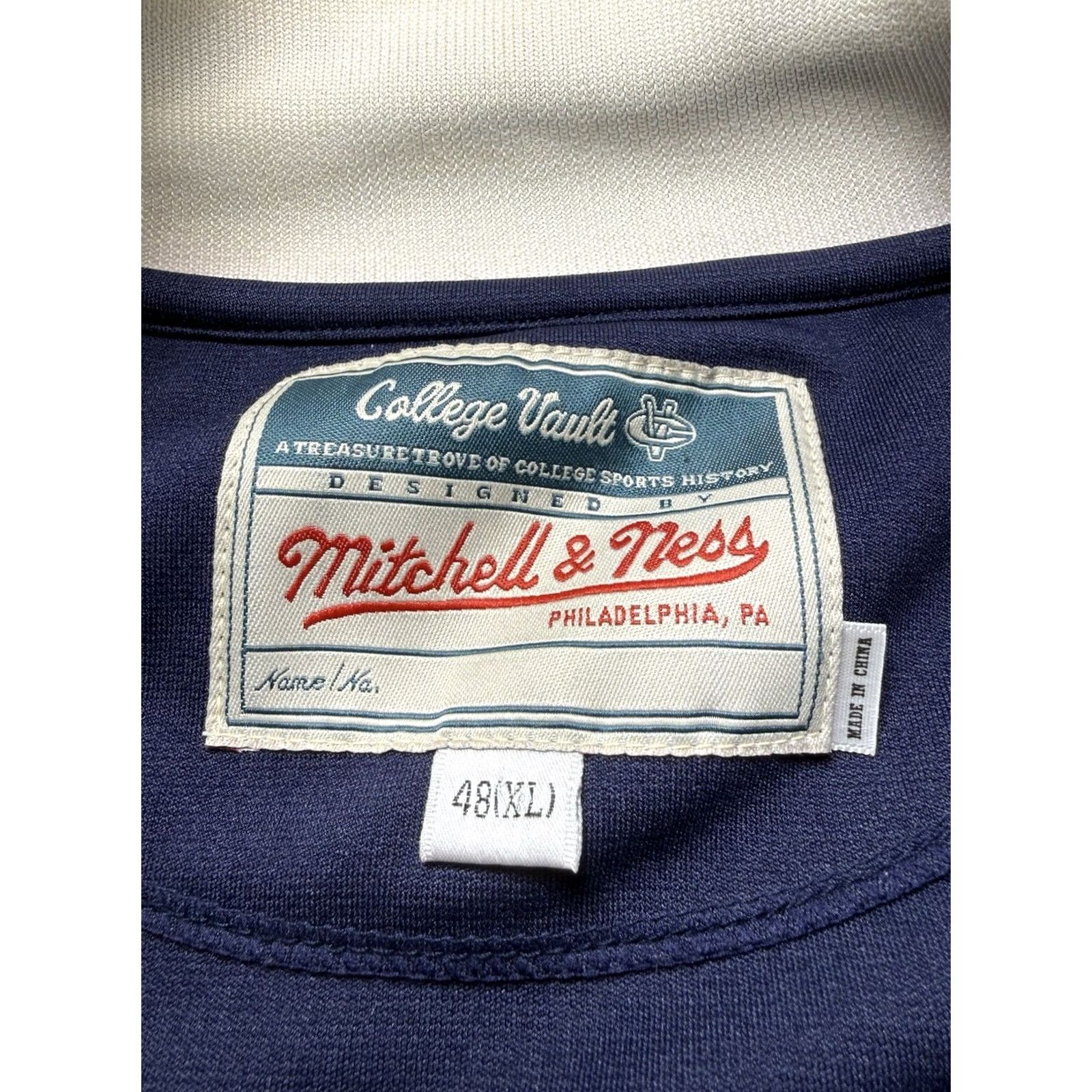 Mitchell & Ness Mitchell & Ness Track Jacket Penn State Nittany Lions PSU Blue XL Zip Up Collage Vault Men Sports Gym & Training 27in Wide 30in Long Zipped Pockets Size US XL / EU 56 / 4 - 3 Thumbnail