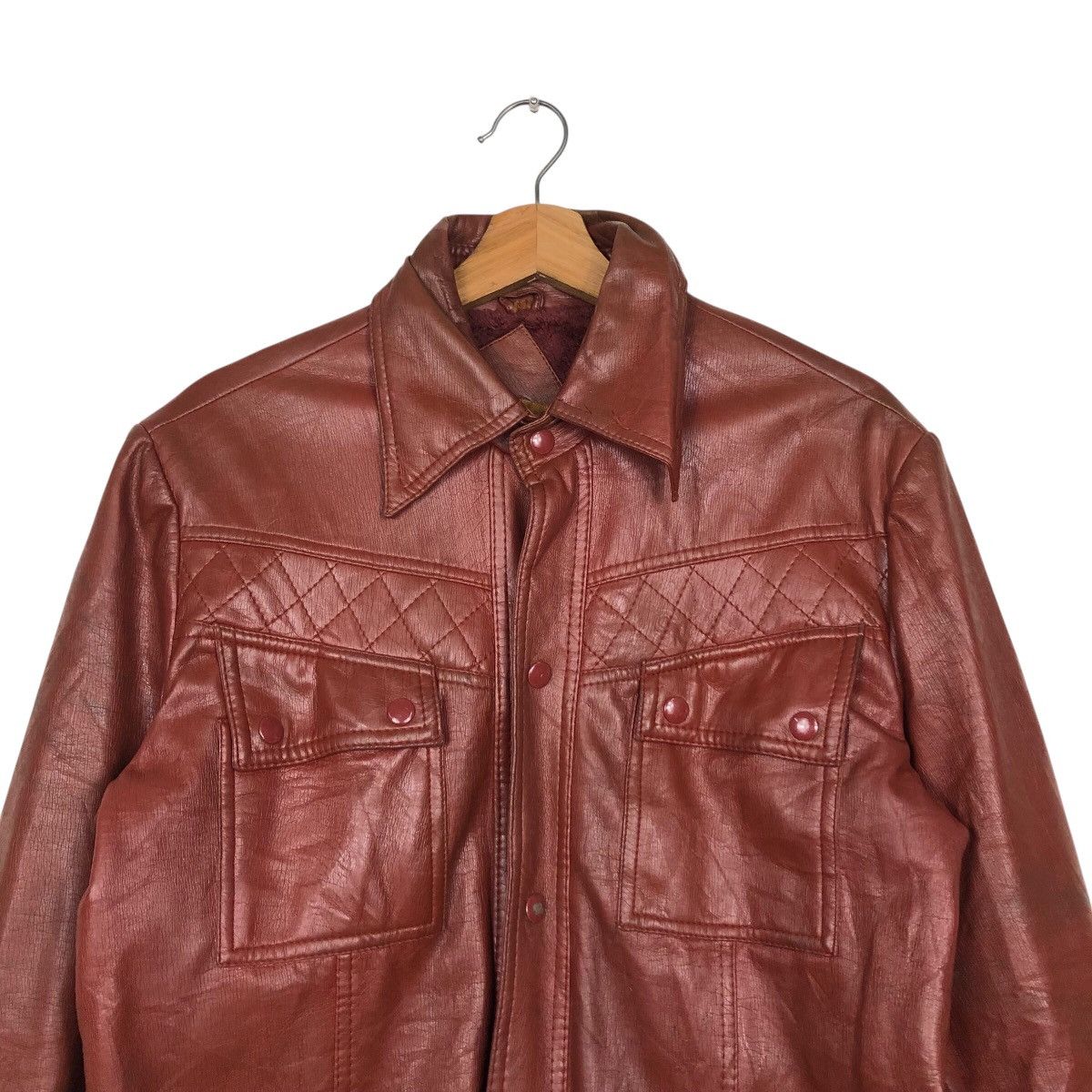 Japanese Brand Vintage Biker Genuine Leather Jacket Male Duds Issey Miyake Size US M / EU 48-50 / 2 - 4 Thumbnail