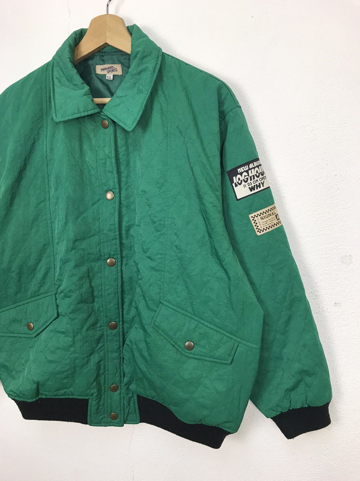 Japanese Brand × Vintage VINTAGE PANHARD SPORTS Bomber Jacket Size US L / EU 52-54 / 3 - 3 Thumbnail