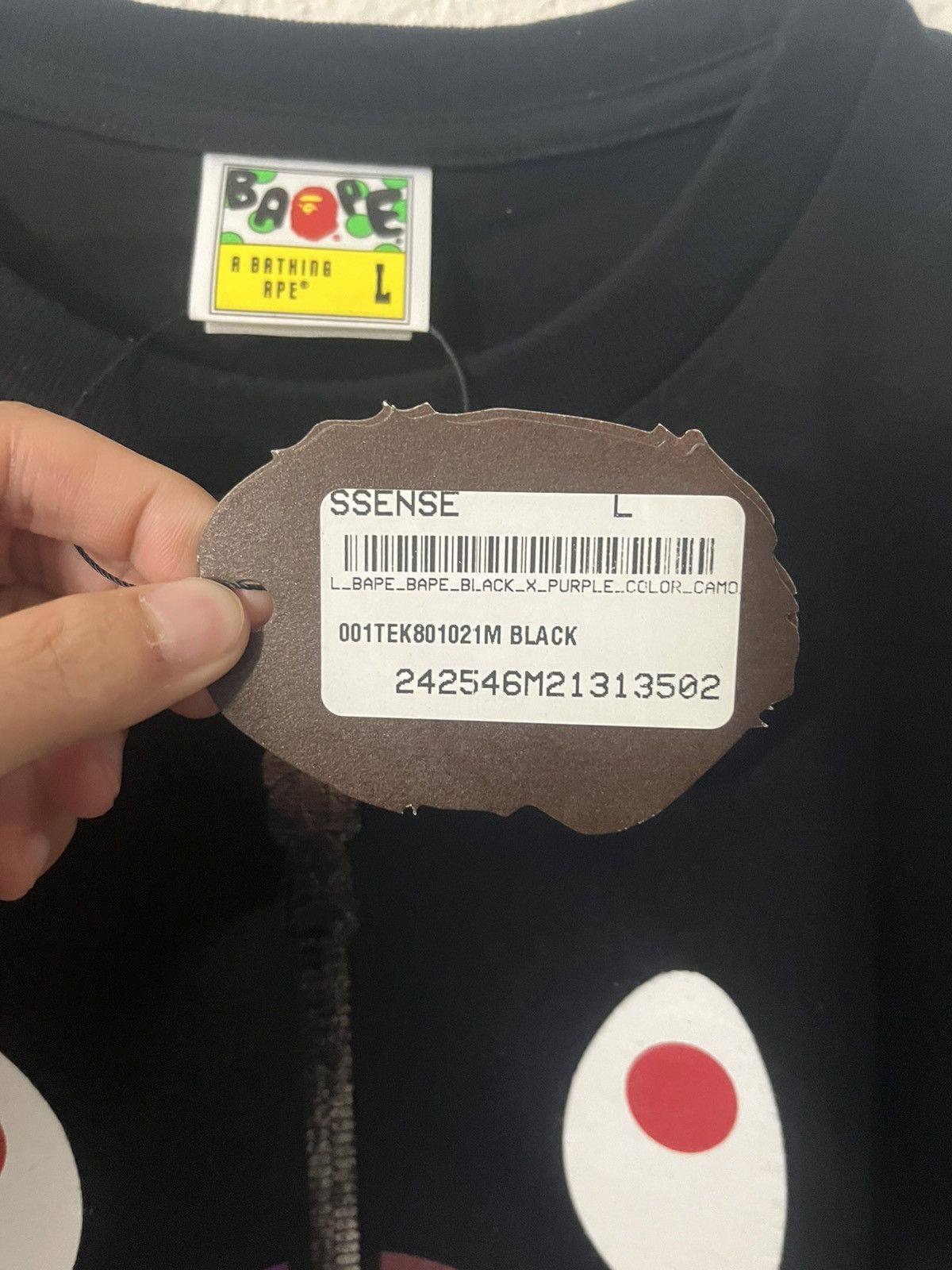 Bape A Bathing Ape BAPE ABC Camo Rebuild Shark Split Tee Sz Large Size US L / EU 52-54 / 3 - 6 Thumbnail