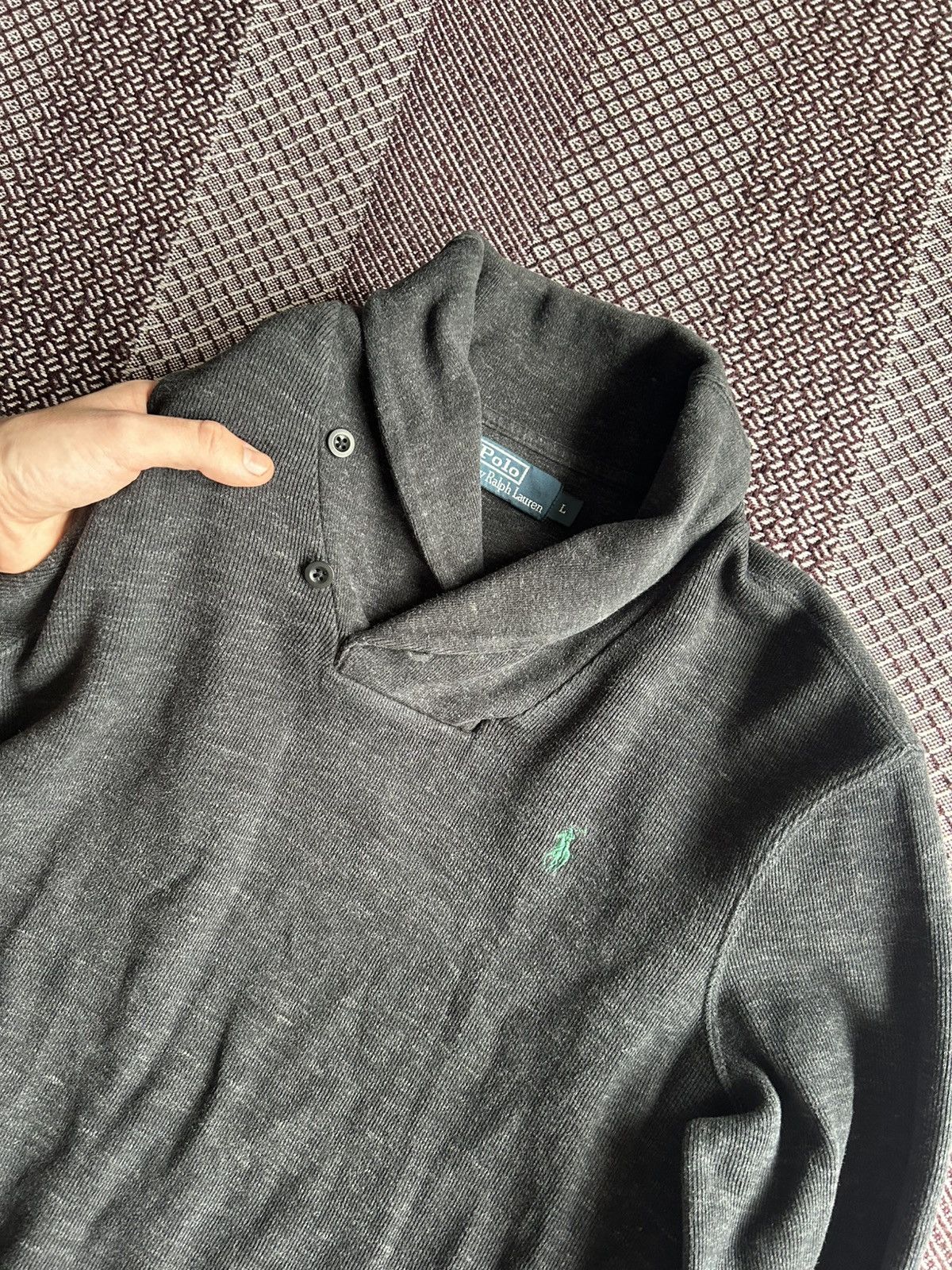 Polo Ralph Lauren × Vintage Vintage Polo Ralph Lauren Sweater Jumper Size L Solid Style Size US L / EU 52-54 / 3 - 8 Thumbnail