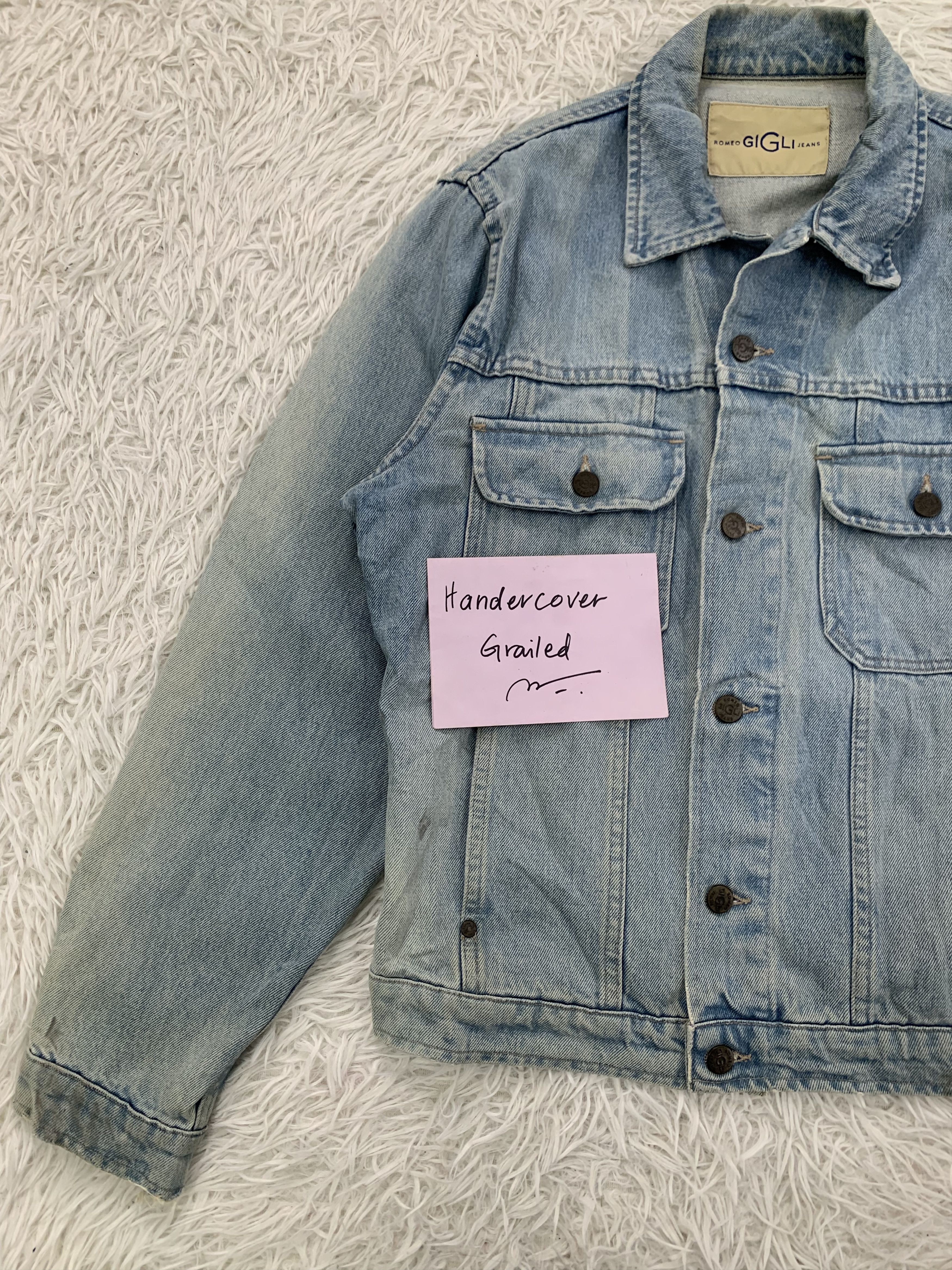 Romeo Gigli Vintage Romeo Gigli Denim Jacket Made in Italy Size US S / EU 44-46 / 1 - 4 Thumbnail