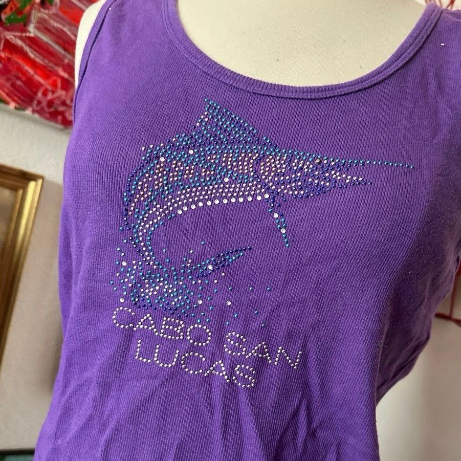Other le best fashion cabo san lucas purple tank top Size XXL / US 16-18 / IT 52-54 - 2 Thumbnail