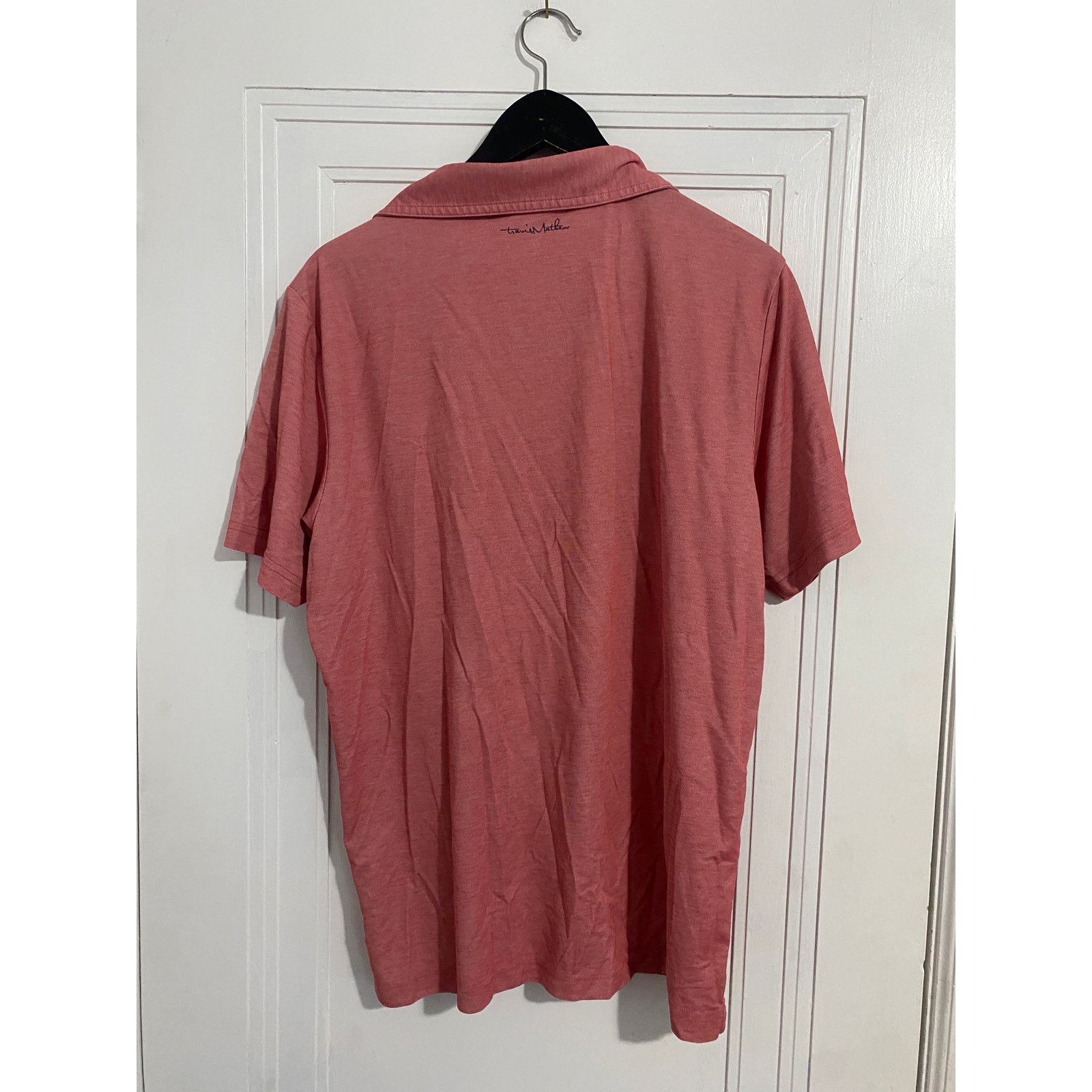 TravisMathew TravisMathew Light/ Dusty Red Golf Polo Men's Size Large Size US L / EU 52-54 / 3 - 6 Thumbnail