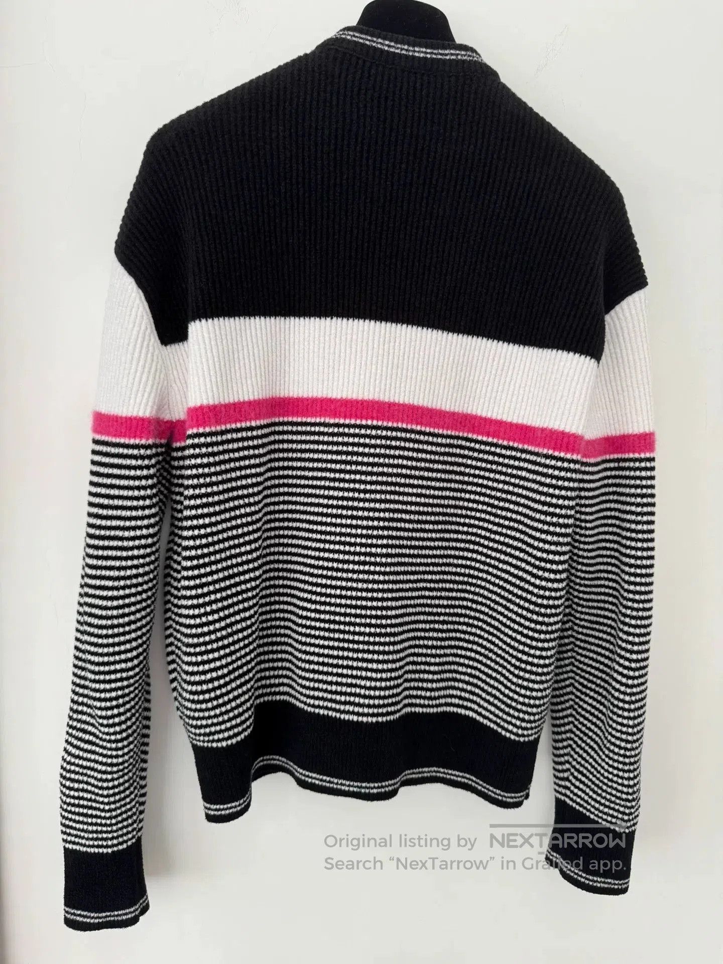 Chanel Chanel 22B Striped CC Knit Cardigan. Size US XS / EU 42 / 0 - 2 Thumbnail
