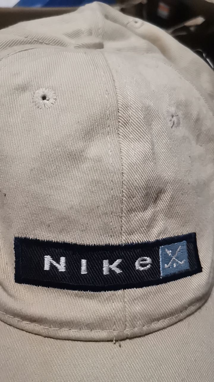 Nike Nike vintage 90s beige double logo swoosh baseball cap Size ONE SIZE - 14 Thumbnail