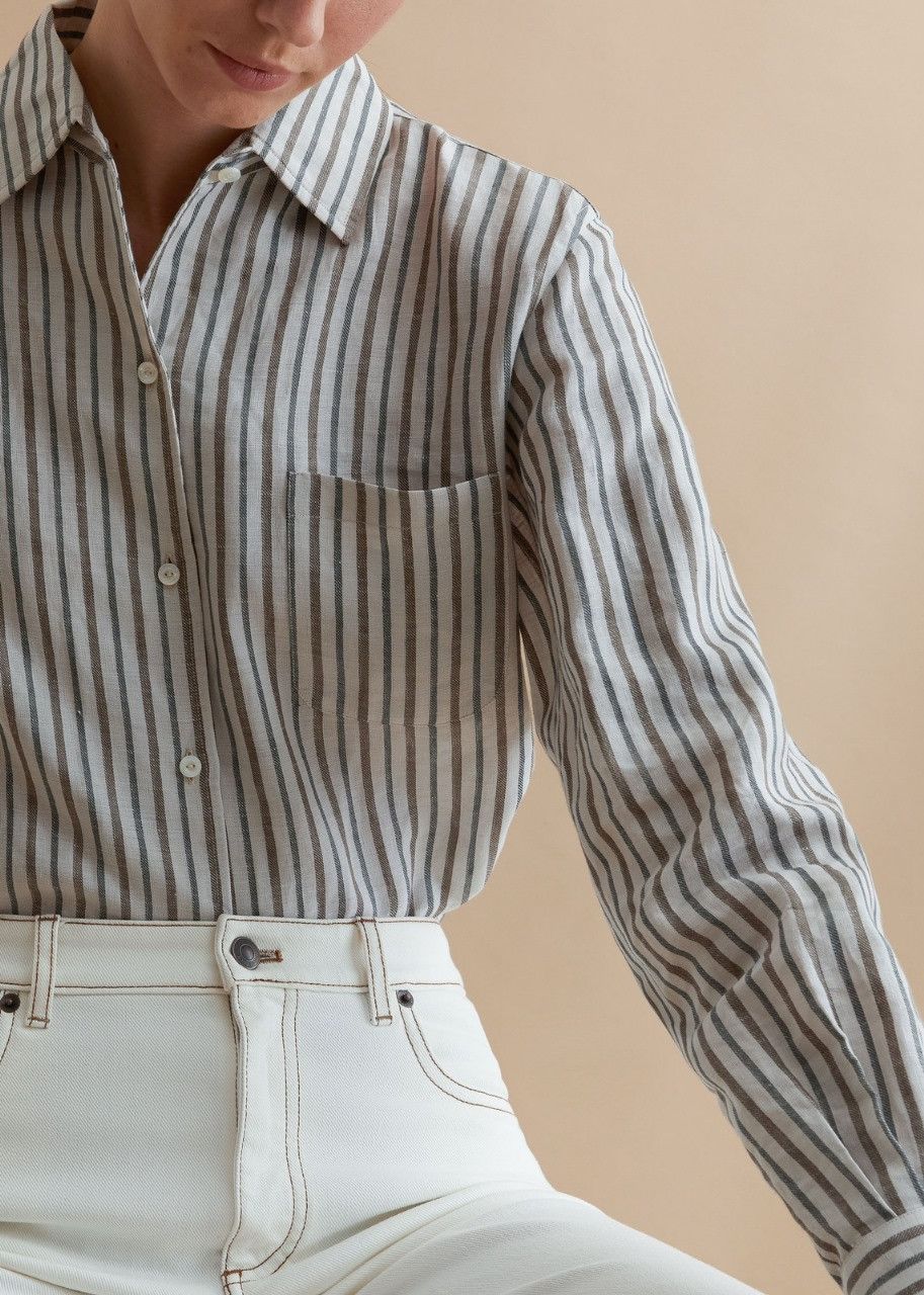 Loro Piana o1srvl11e0524 Shirt in Grey Size M / US 6-8 / IT 42-44 - 4 Thumbnail