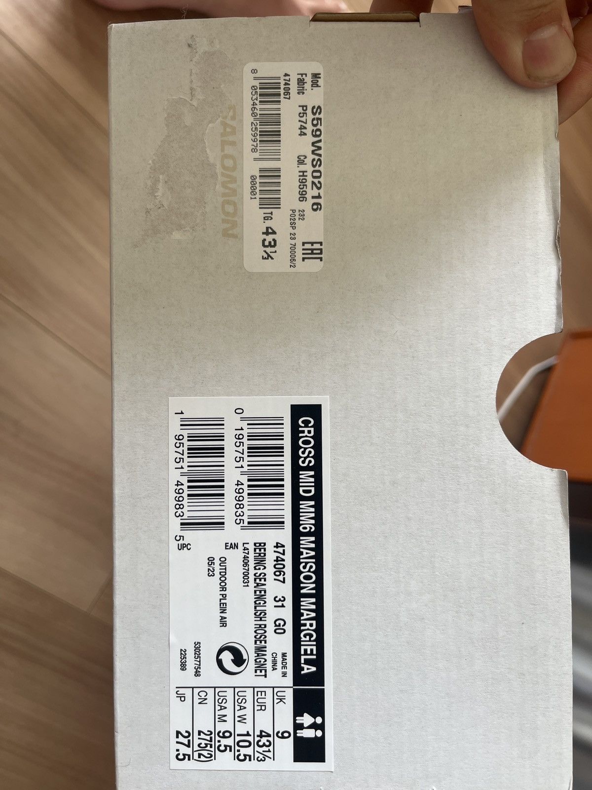 Maison Margiela × Salomon Cross Mid MM6 Maison Margiela Size US 9.5 / EU 42-43 - 9 Thumbnail