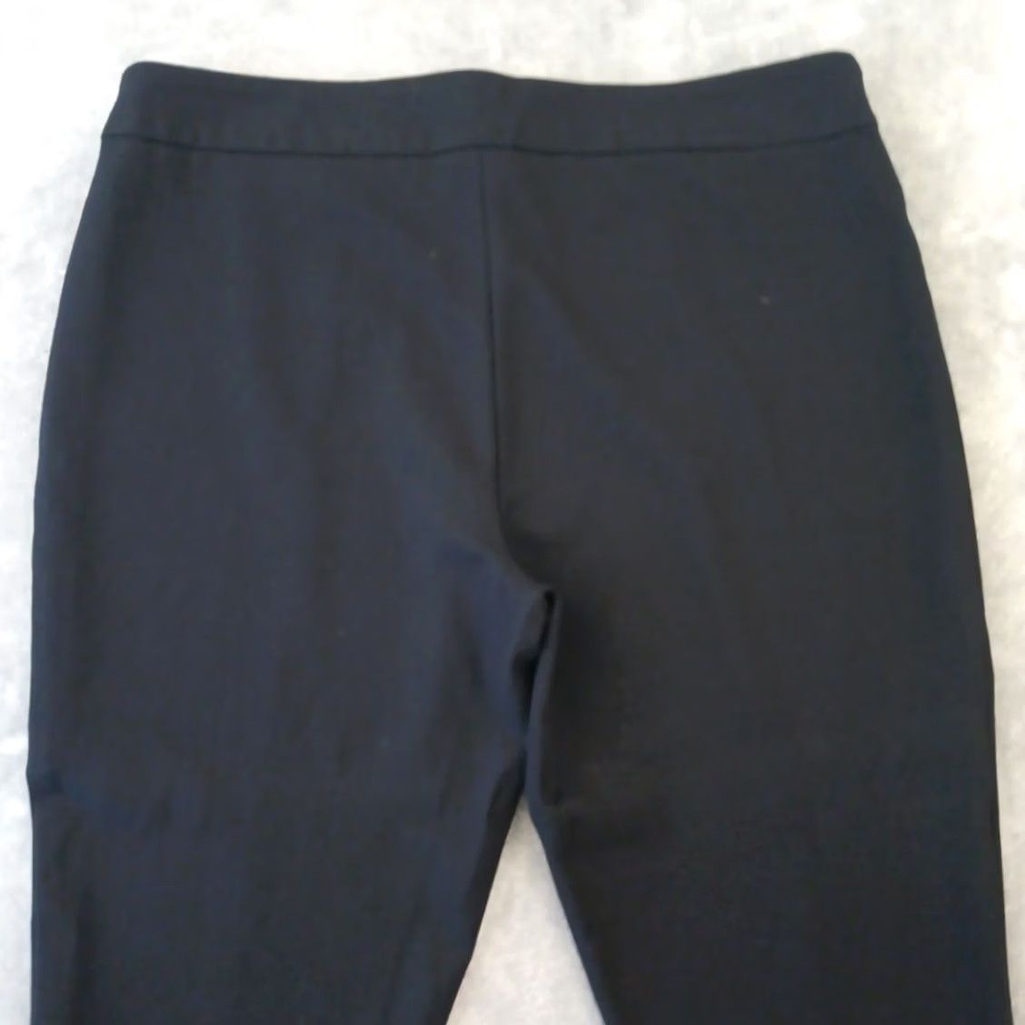 Vintage Zac & Rachel Cropped Pants Womens XL Black Flare Pull On Stretch 38x25.5 Size 40" / US 18 - 7 Thumbnail
