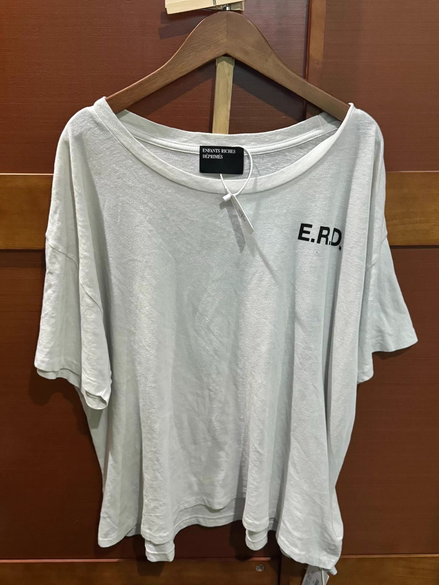 Enfants Riches Deprimes ERD 24FW White Open Apology Letter Short Tee L Size US L / EU 52-54 / 3 - 1 Thumbnail