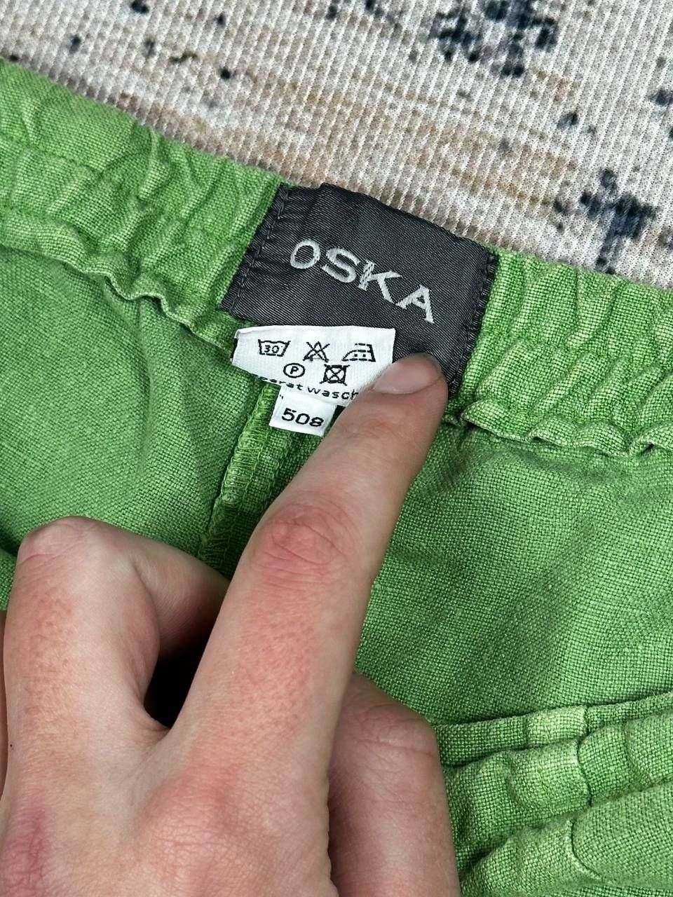 Japanese Brand Vintage OSKA Balloon Linen Pants Japanese Baggy Size US 32 / EU 48 - 10 Thumbnail