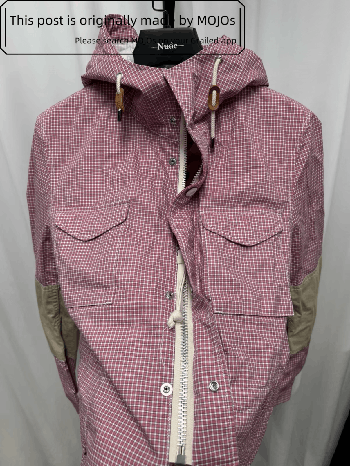 Junya Watanabe Junya Watanabe Pink Plaid Mountain Jacket mojos542026 Size US M / EU 48-50 / 2 - 3 Thumbnail
