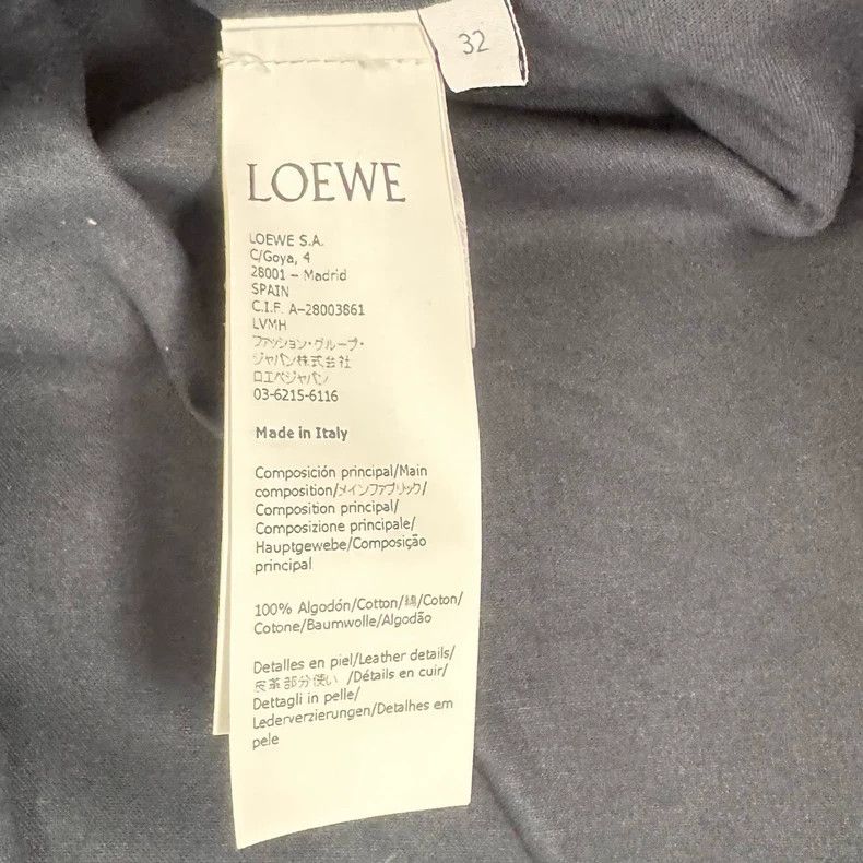 Loewe LOEWE size32 Piece leather ribbon windbreaker coat Size 4XL / US 24-26 - 4 Thumbnail