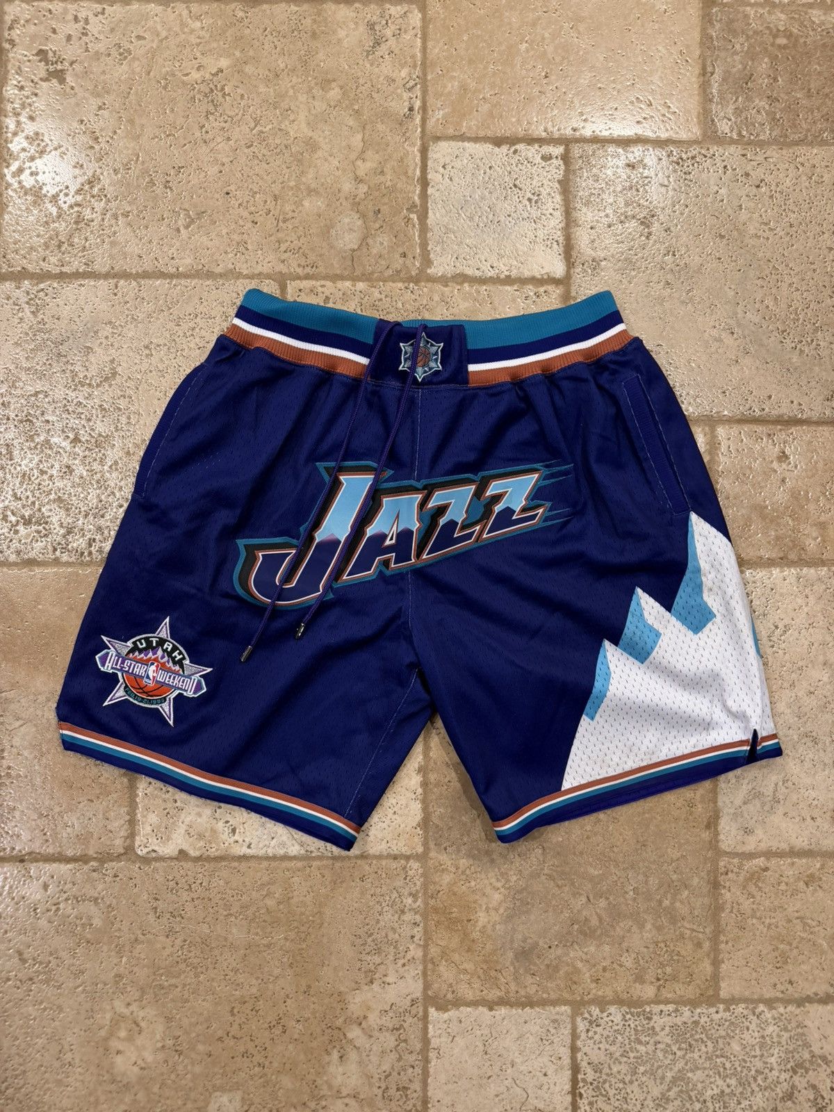 Just Don × Mitchell & Ness × Rsvp Gallery Just Don x Mitchell & Ness NBA Utah Jazz Purple Shorts Size US 34 / EU 50 - 5 Thumbnail