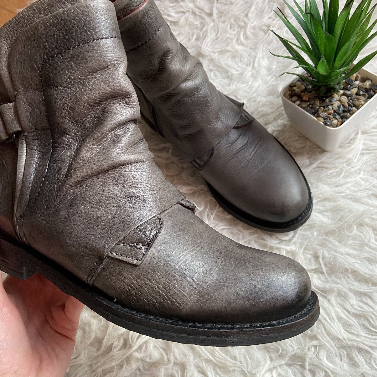 Buffalo London × Vintage 📌 Vintage Rare Western Buffalo London Y2K Avant-Garde Boots Size US 8 / IT 38 - 4 Thumbnail