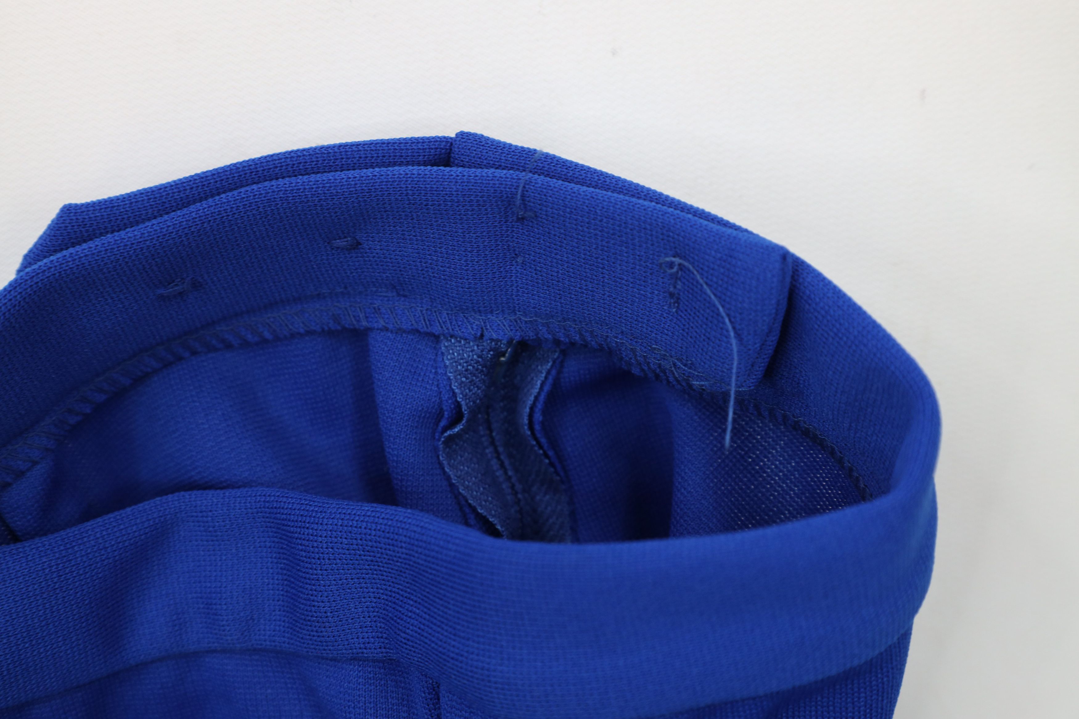 Vintage Vintage 70s Streetwear Flared Wide Leg Chino Pants Blue USA Size 28" / US 6 / IT 42 - 9 Thumbnail
