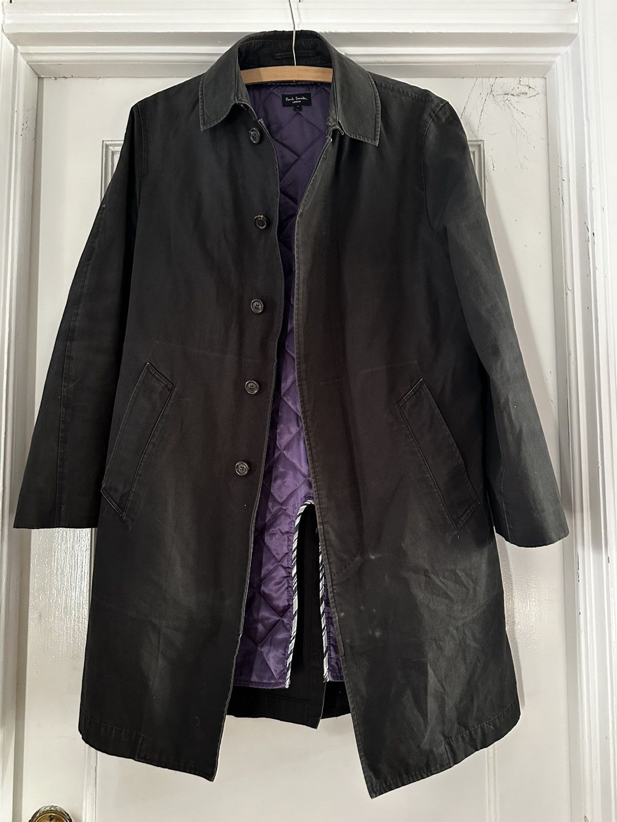 Paul Smith Cotton Overcoat with Removable Lining Size US S / EU 44-46 / 1 - 1 Thumbnail