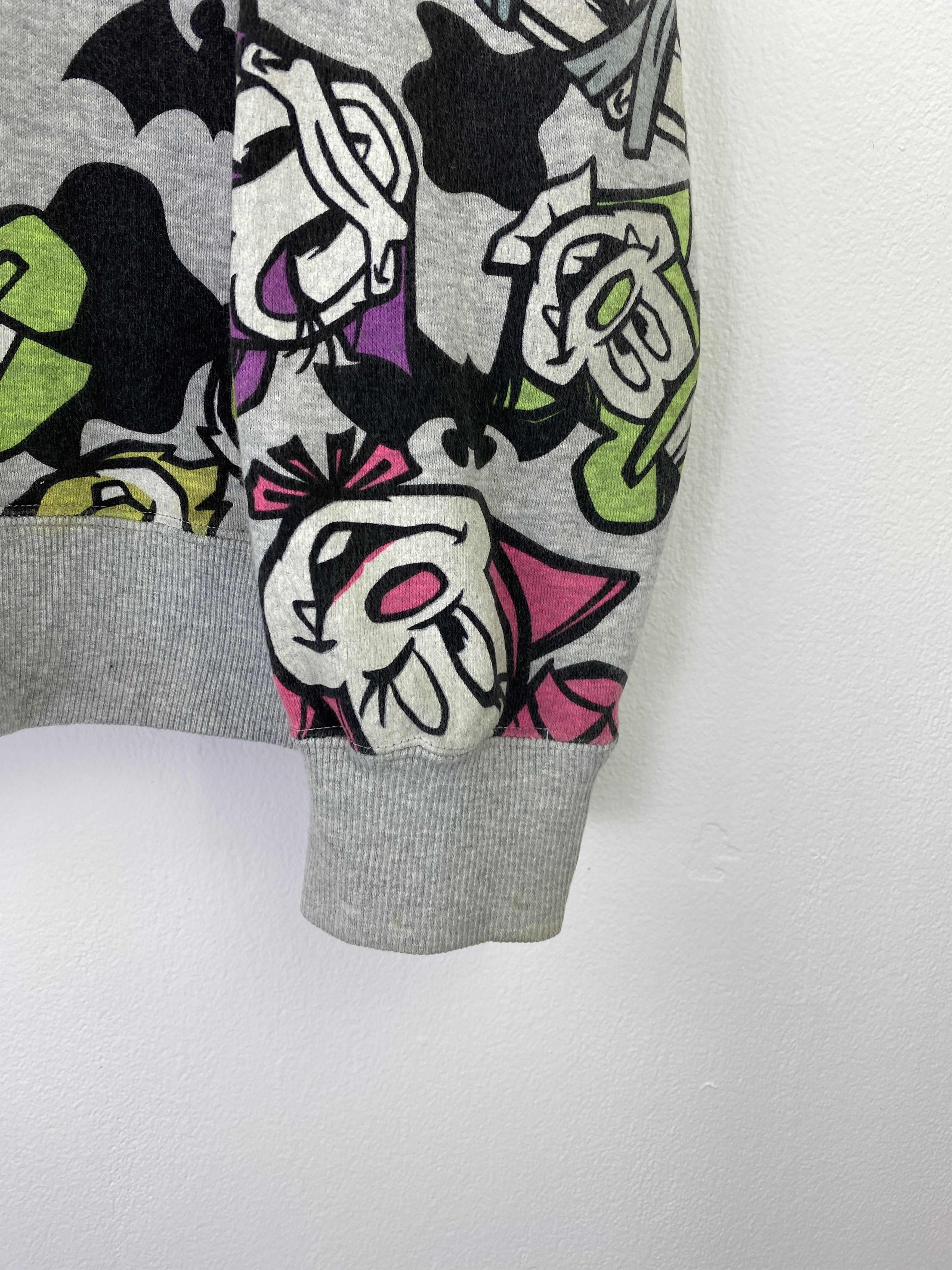 Disney Vintage Disney All Over Print Zipper Up Hoodie SH0443 Size US M / EU 48-50 / 2 - 5 Thumbnail