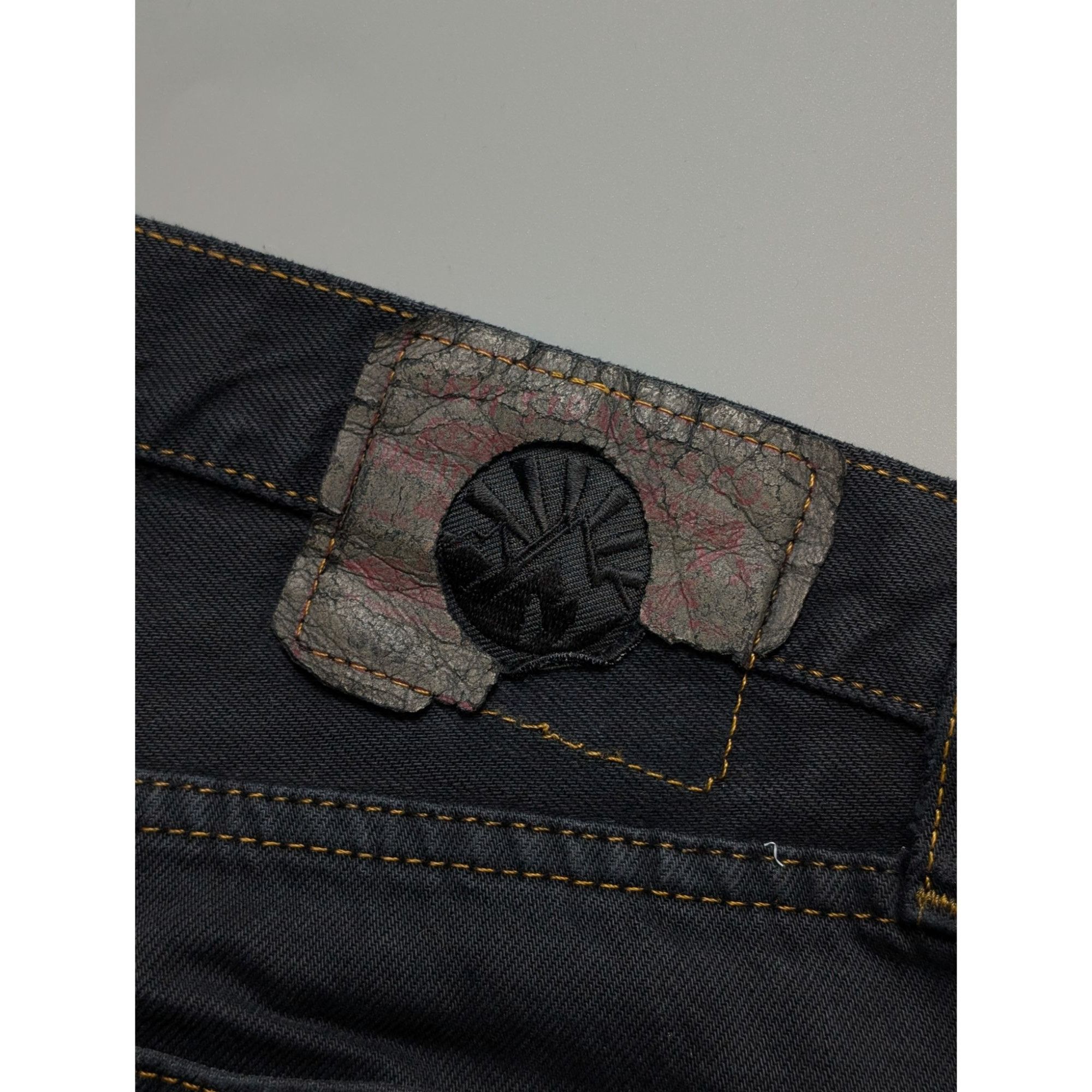 Levi's Levi's 501 Rework by Blackyoto Black Denim Jeans (Y1075) Size US 32 / EU 48 - 15 Thumbnail