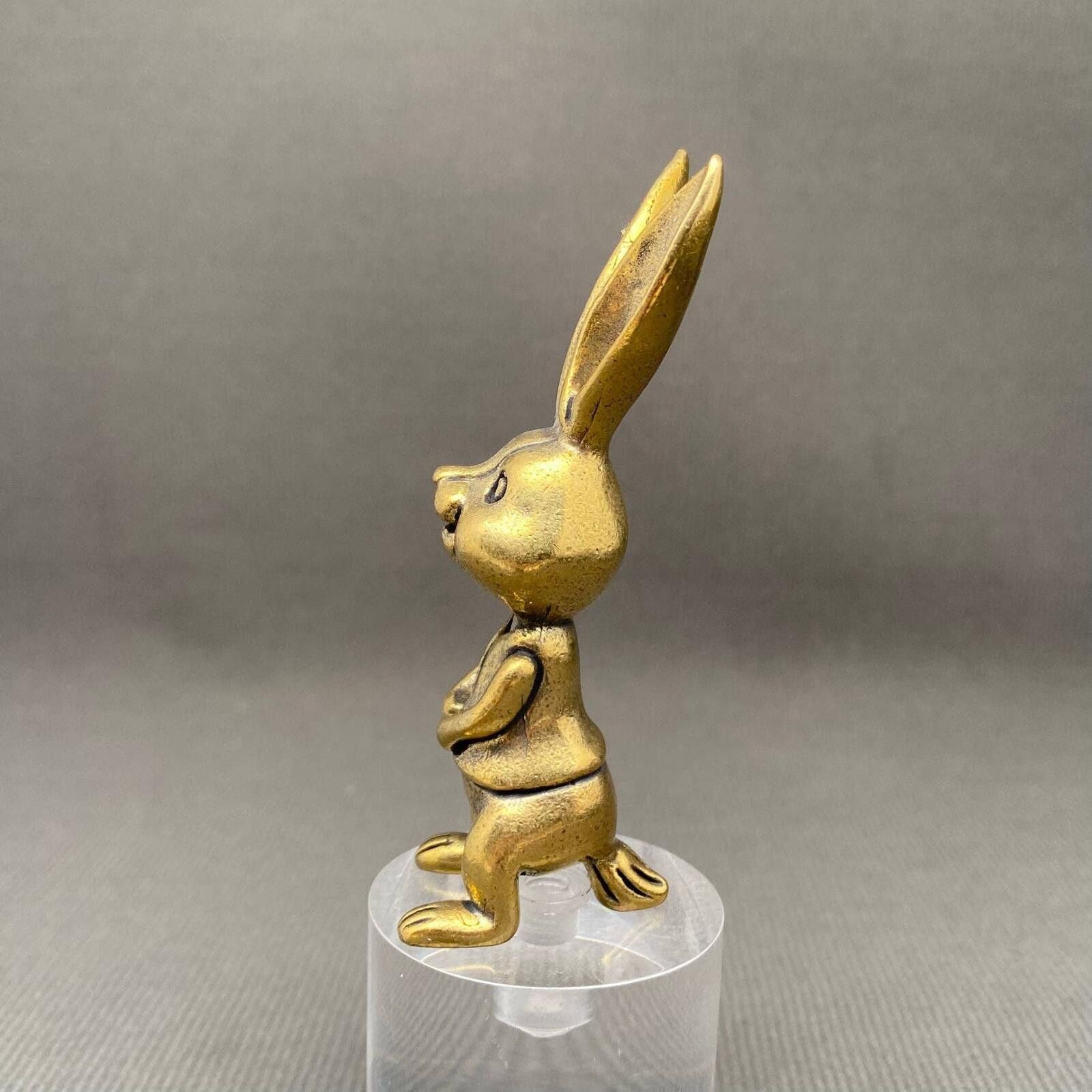 The Unbranded Brand Brass Bunny Miniature Figurine Size ONE SIZE - 2 Thumbnail