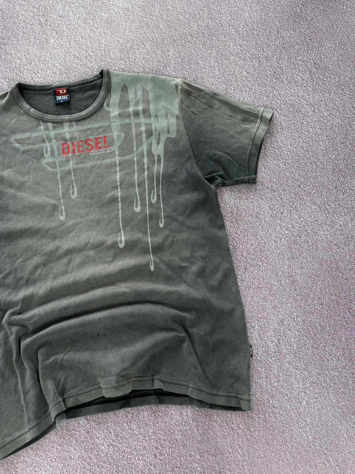 Diesel Vintage Diesel T-shirts Hype Big Logo Y2K Grunge 00s Size US L / EU 52-54 / 3 - 5 Thumbnail