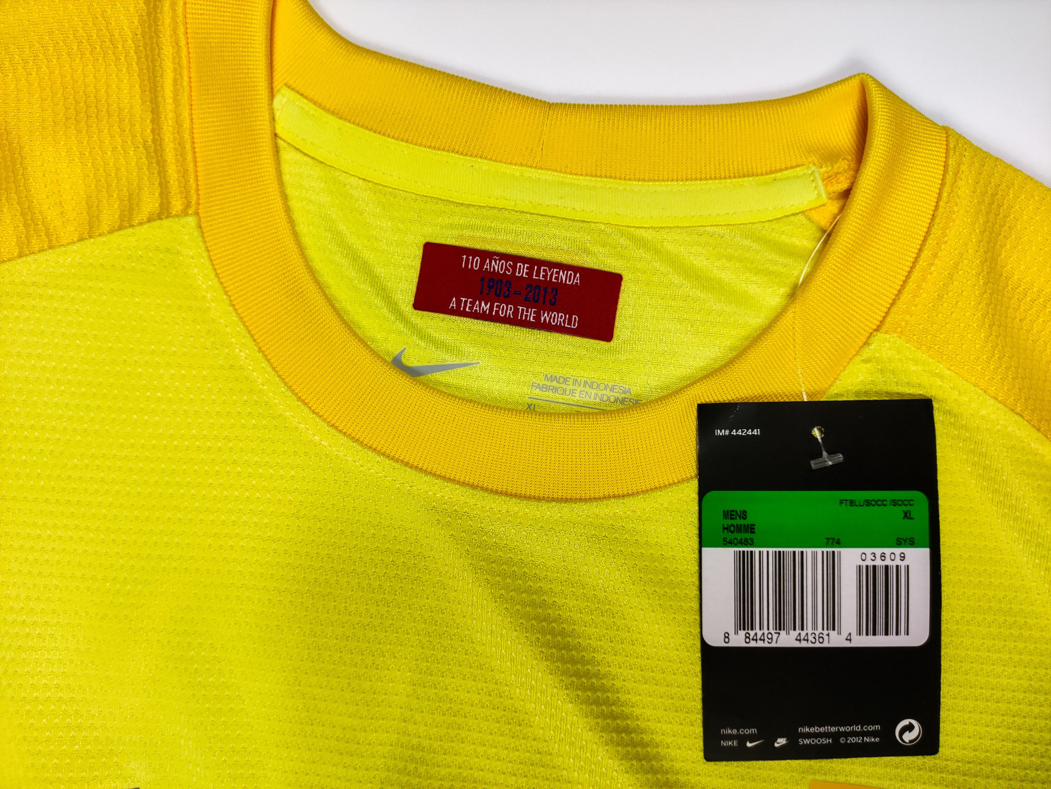 Nike BNWT Authentic Atletico Madrid Nike 2013 2014 Goalkeeper Kit Size US XL / EU 56 / 4 - 10 Thumbnail