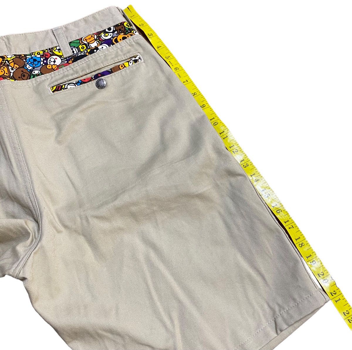 Bape BAPE Milo short pants beige Size US 34 / EU 50 - 9 Thumbnail