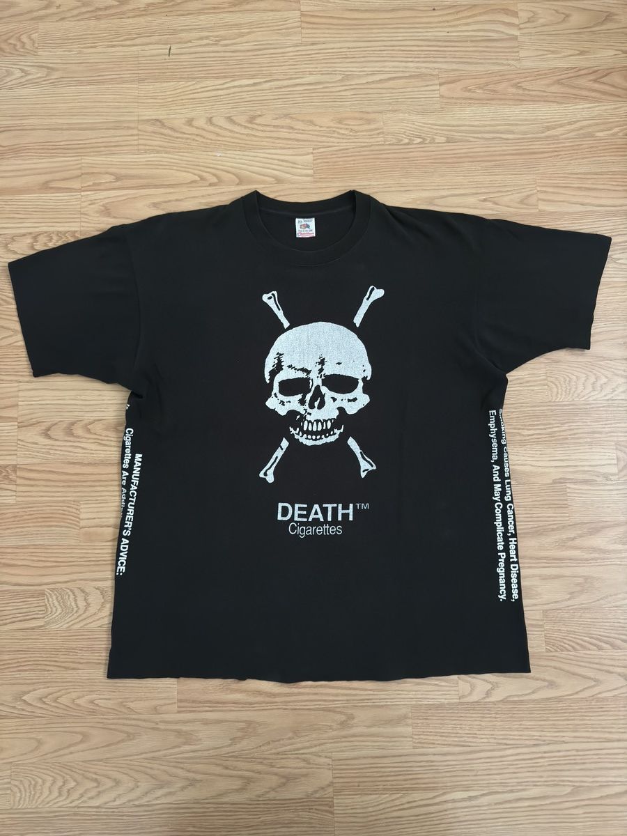 Vintage Vintage Death Cigarettes Tee Size US L / EU 52-54 / 3 - 1 Thumbnail